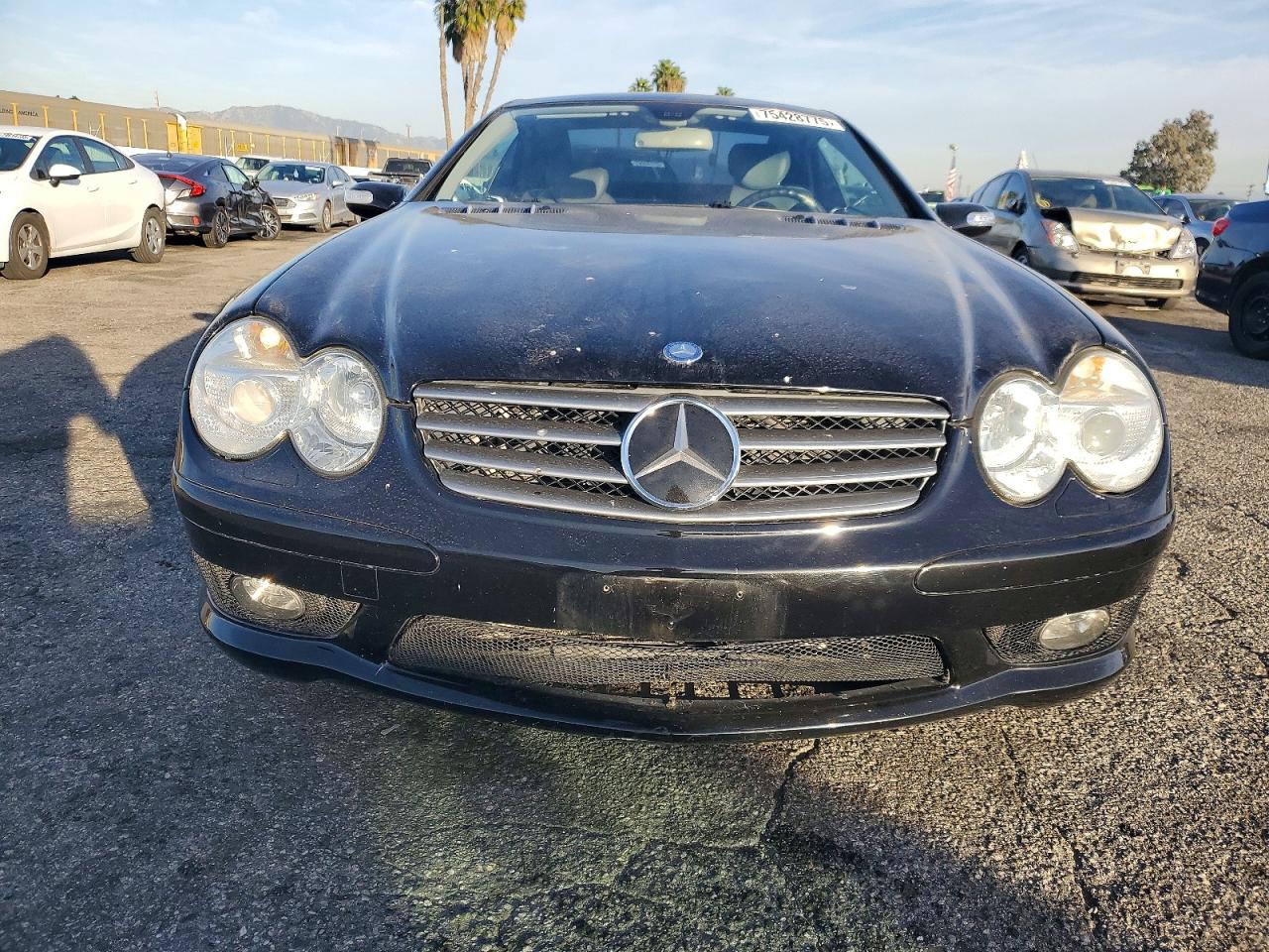2005 Mercedes-benz Sl 500 Black vin: WDBSK75F85F101721