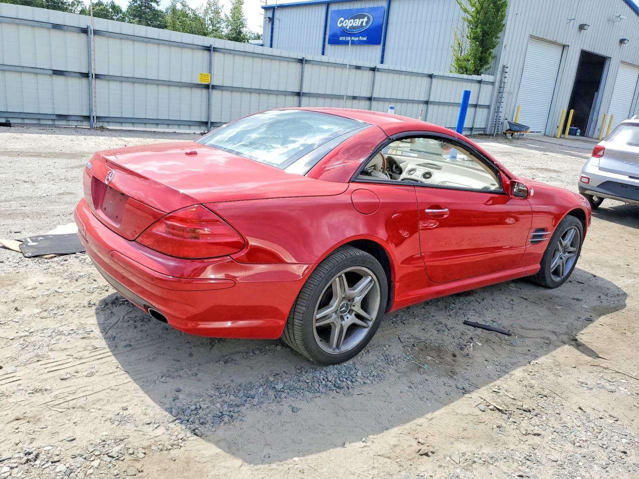 2006 Mercedes-benz Sl 500 Red vin: WDBSK75F86F110386