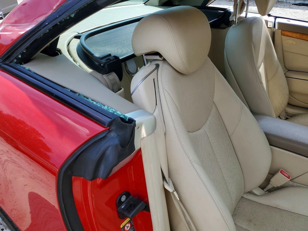 2006 Mercedes-benz Sl 500 Red vin: WDBSK75F86F110386
