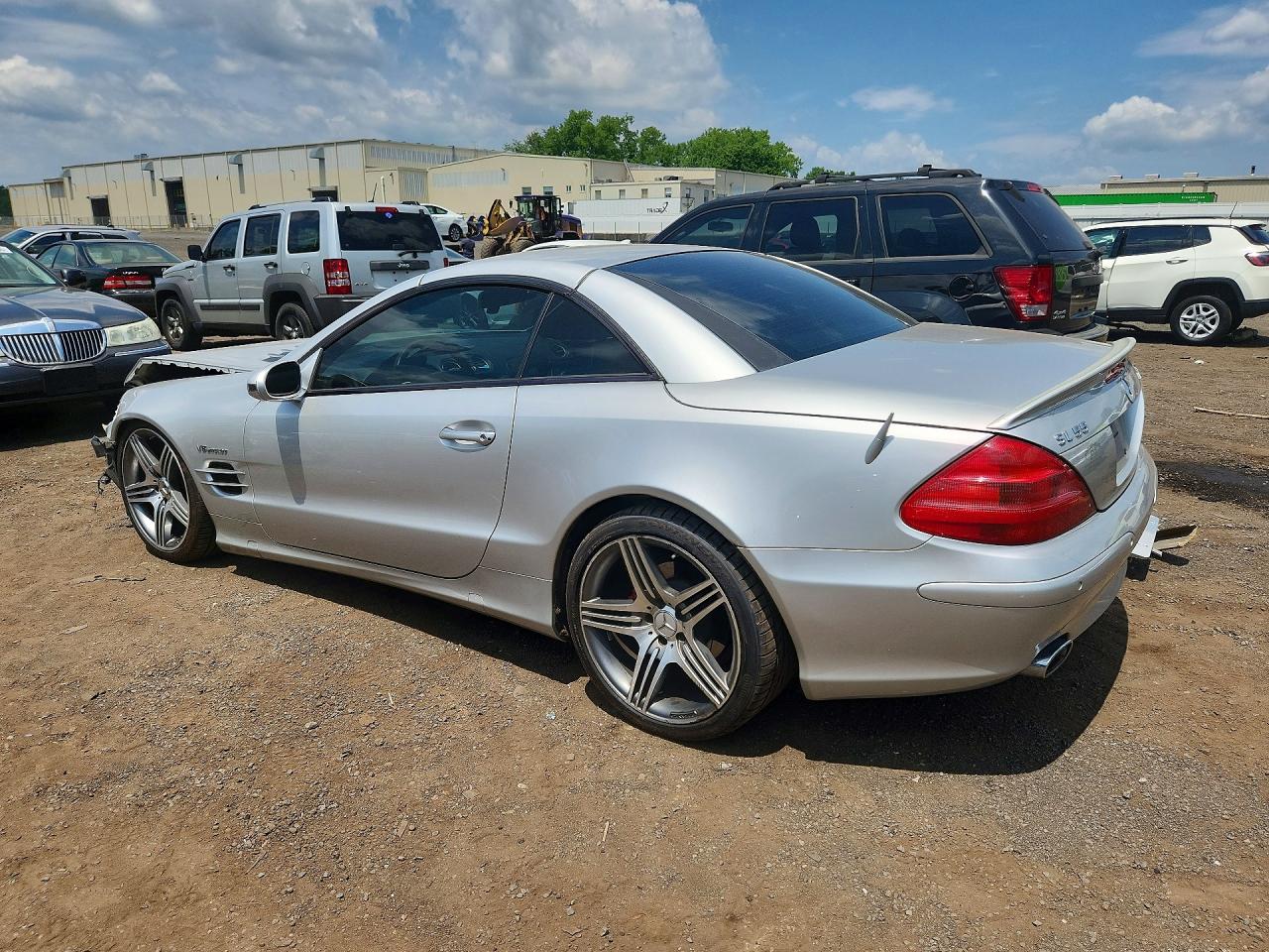 2003 Mercedes-benz Sl 500r Silver vin: WDBSK75F93F052543