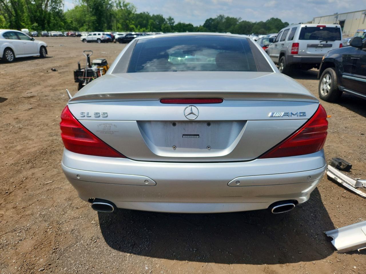 2003 Mercedes-benz Sl 500r Silver vin: WDBSK75F93F052543