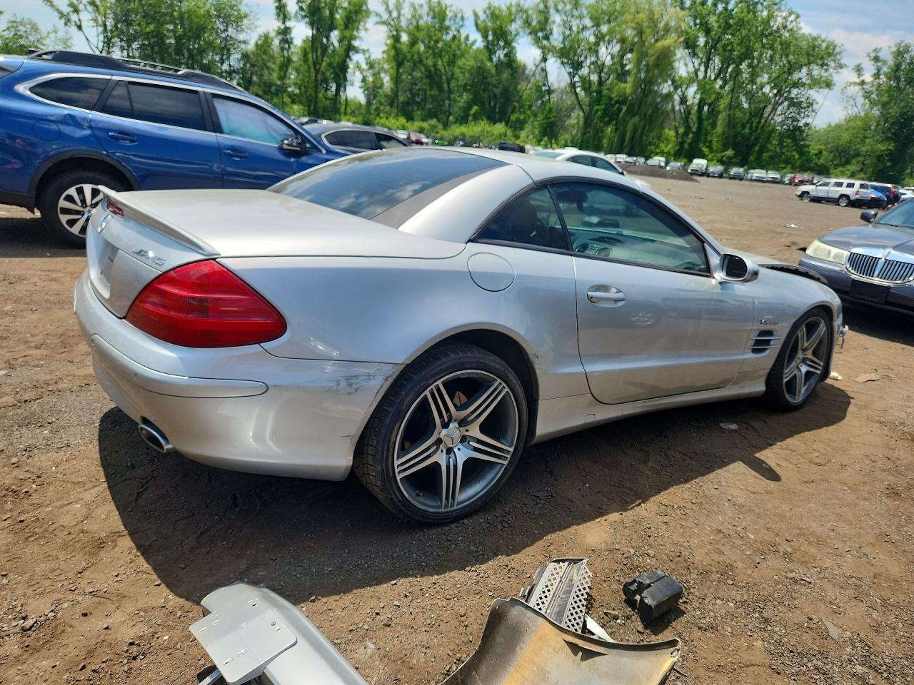 2003 Mercedes-benz Sl 500r Silver vin: WDBSK75F93F052543