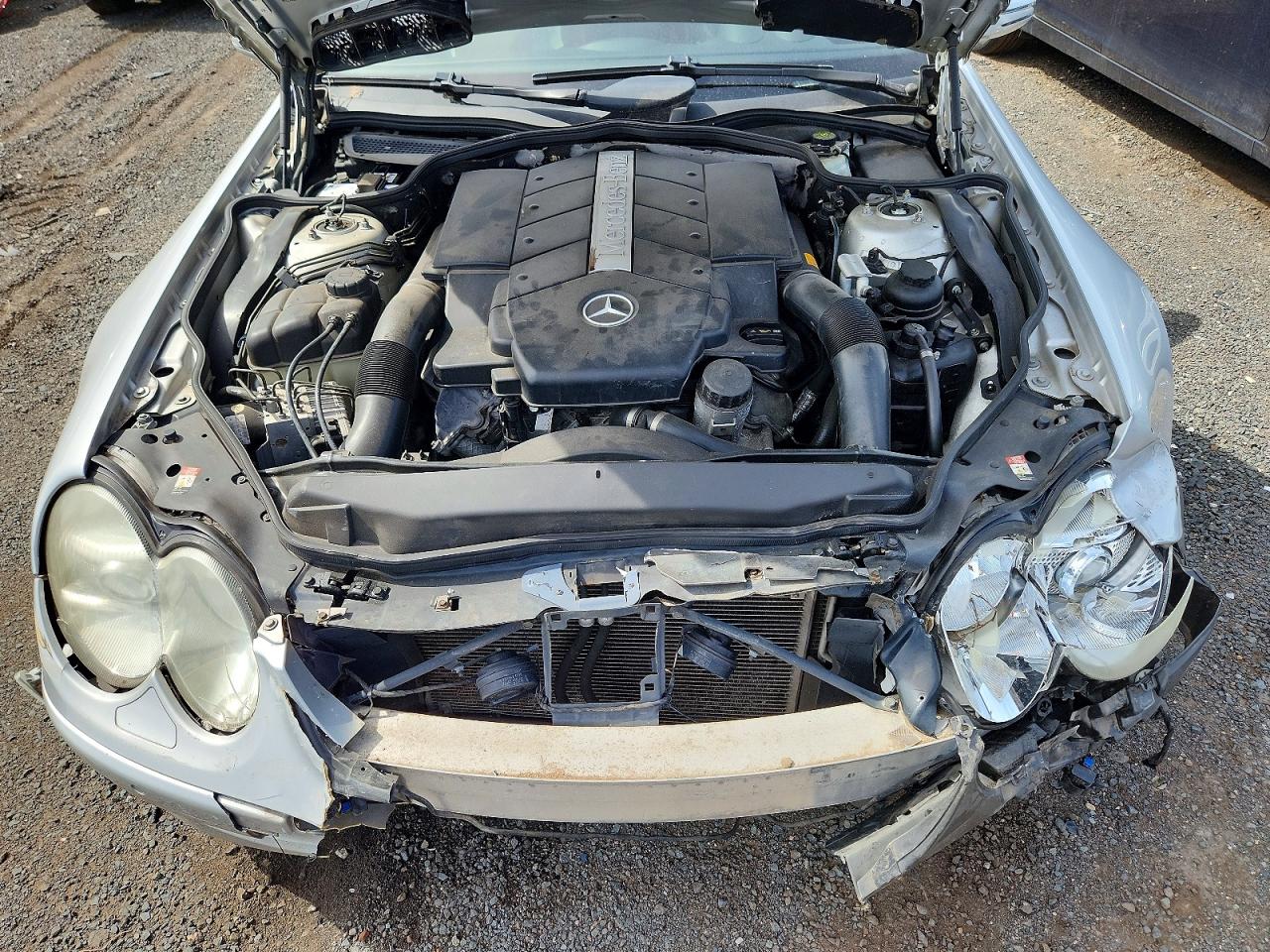 2003 Mercedes-benz Sl 500r Silver vin: WDBSK75F93F052543