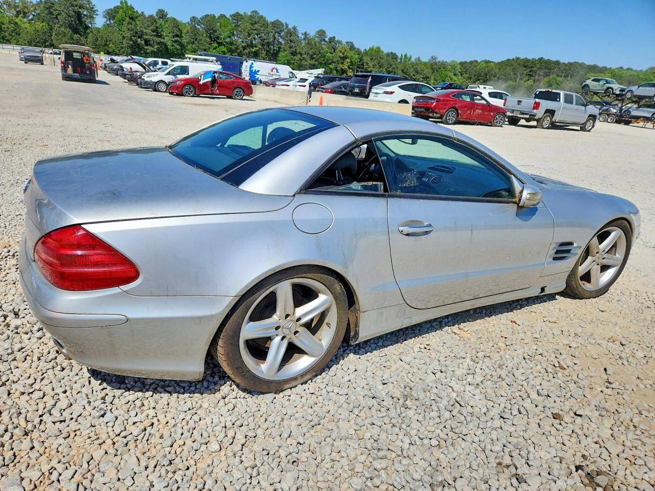 2004 Mercedes-benz Sl-class Silver vin: WDBSK75F94F077881