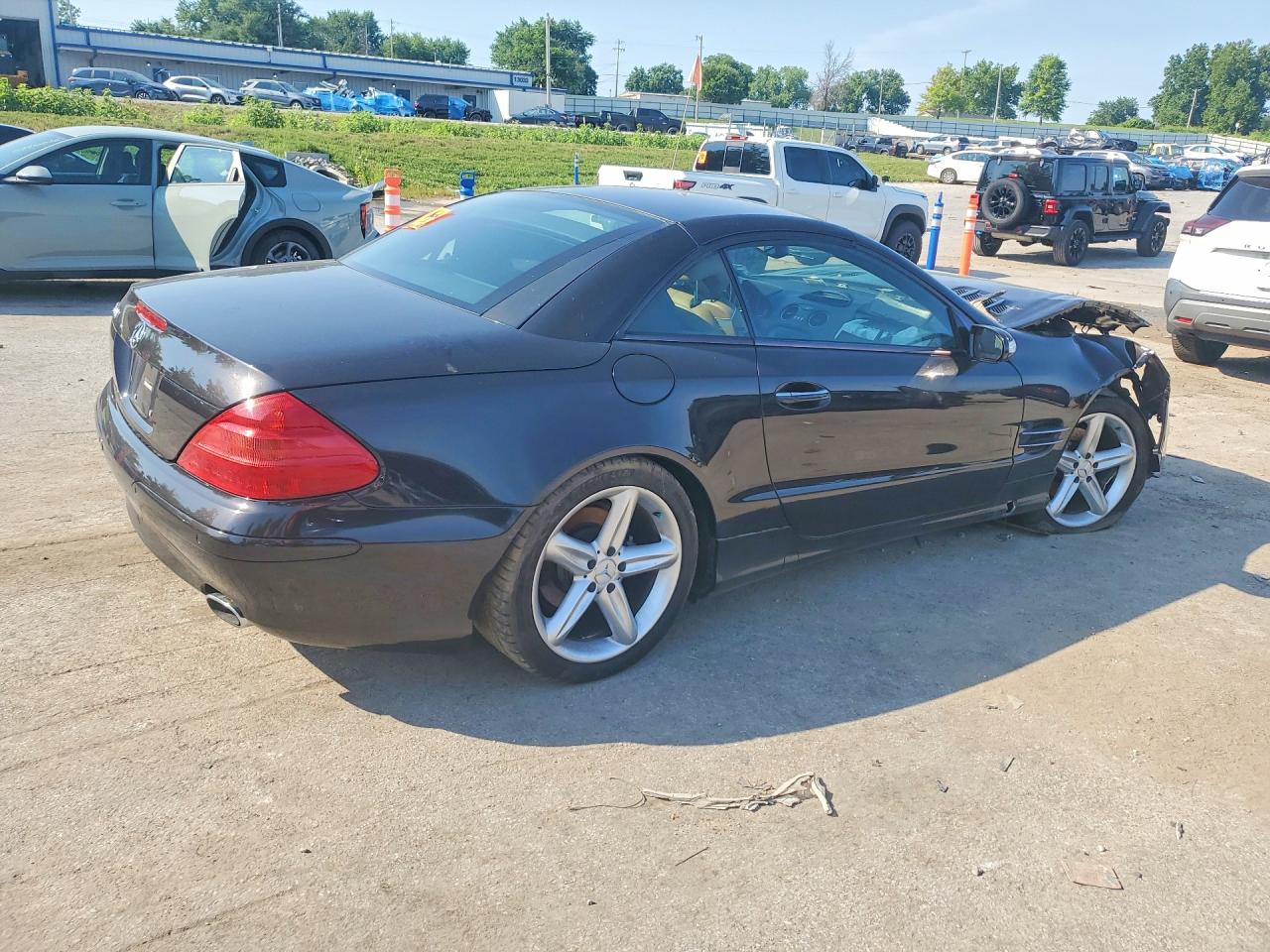 2005 Mercedes-benz Sl 500 Black vin: WDBSK75F95F092382
