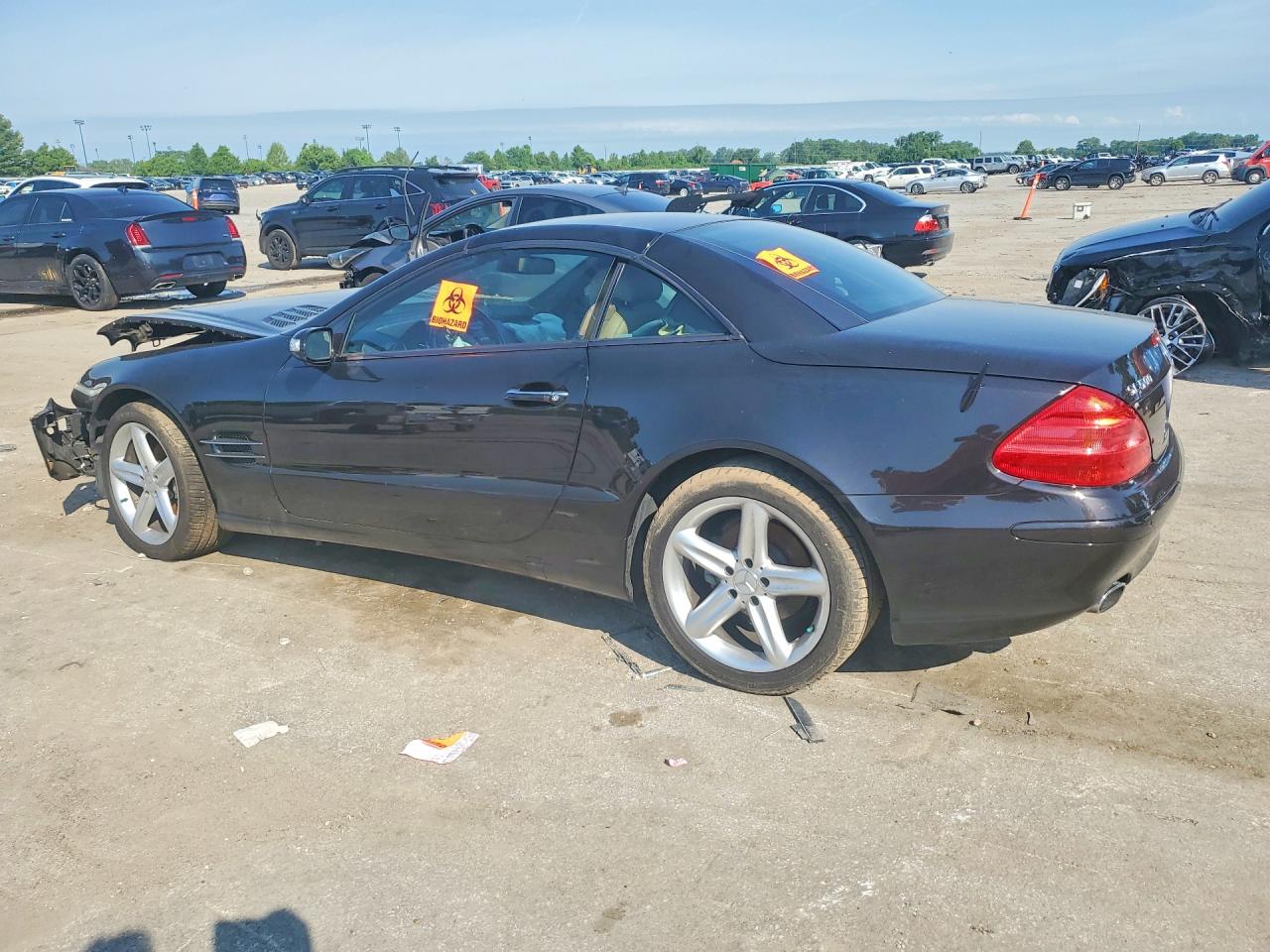 2005 Mercedes-benz Sl 500 Black vin: WDBSK75F95F092382