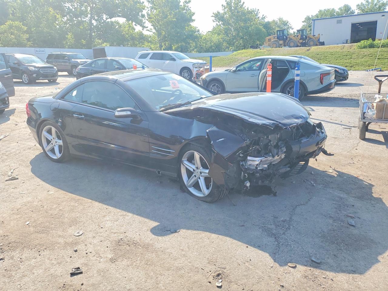 2005 Mercedes-benz Sl 500 Black vin: WDBSK75F95F092382
