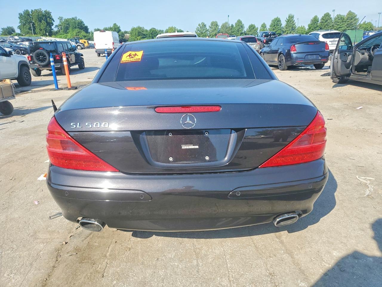 2005 Mercedes-benz Sl 500 Black vin: WDBSK75F95F092382