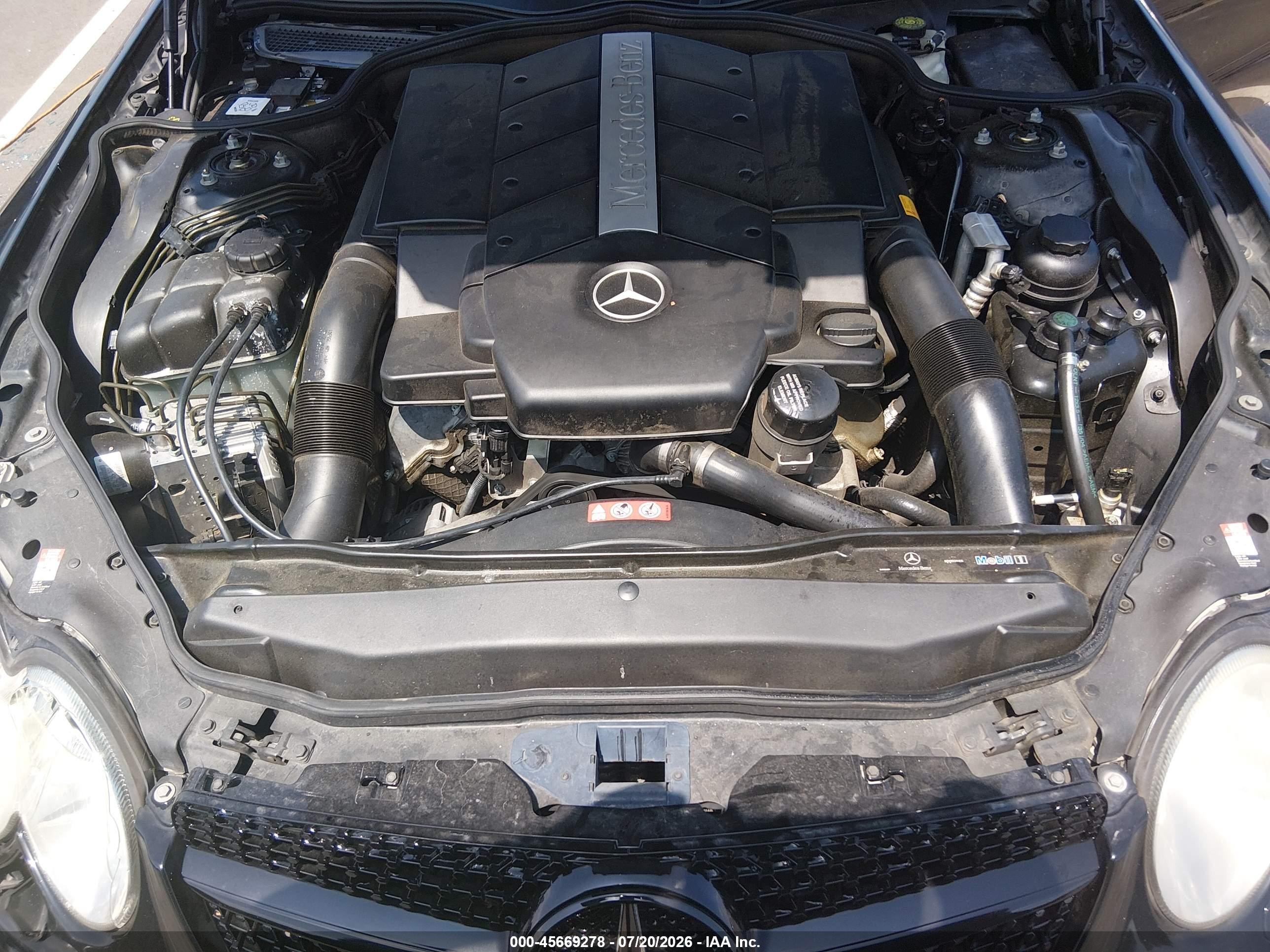 2005 Mercedes-benz Sl 500 Black vin: WDBSK75F95F095380