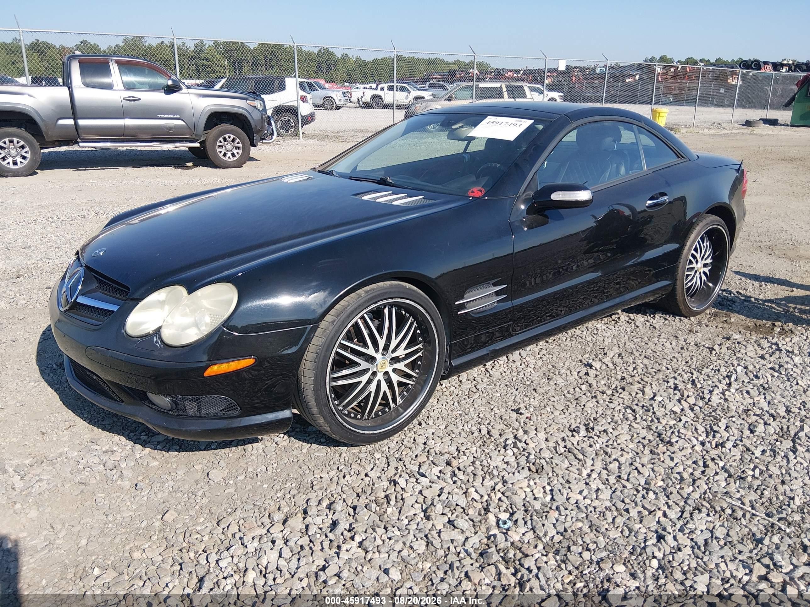 2006 Mercedes-benz Sl 500   Black vin: WDBSK75F96F108226