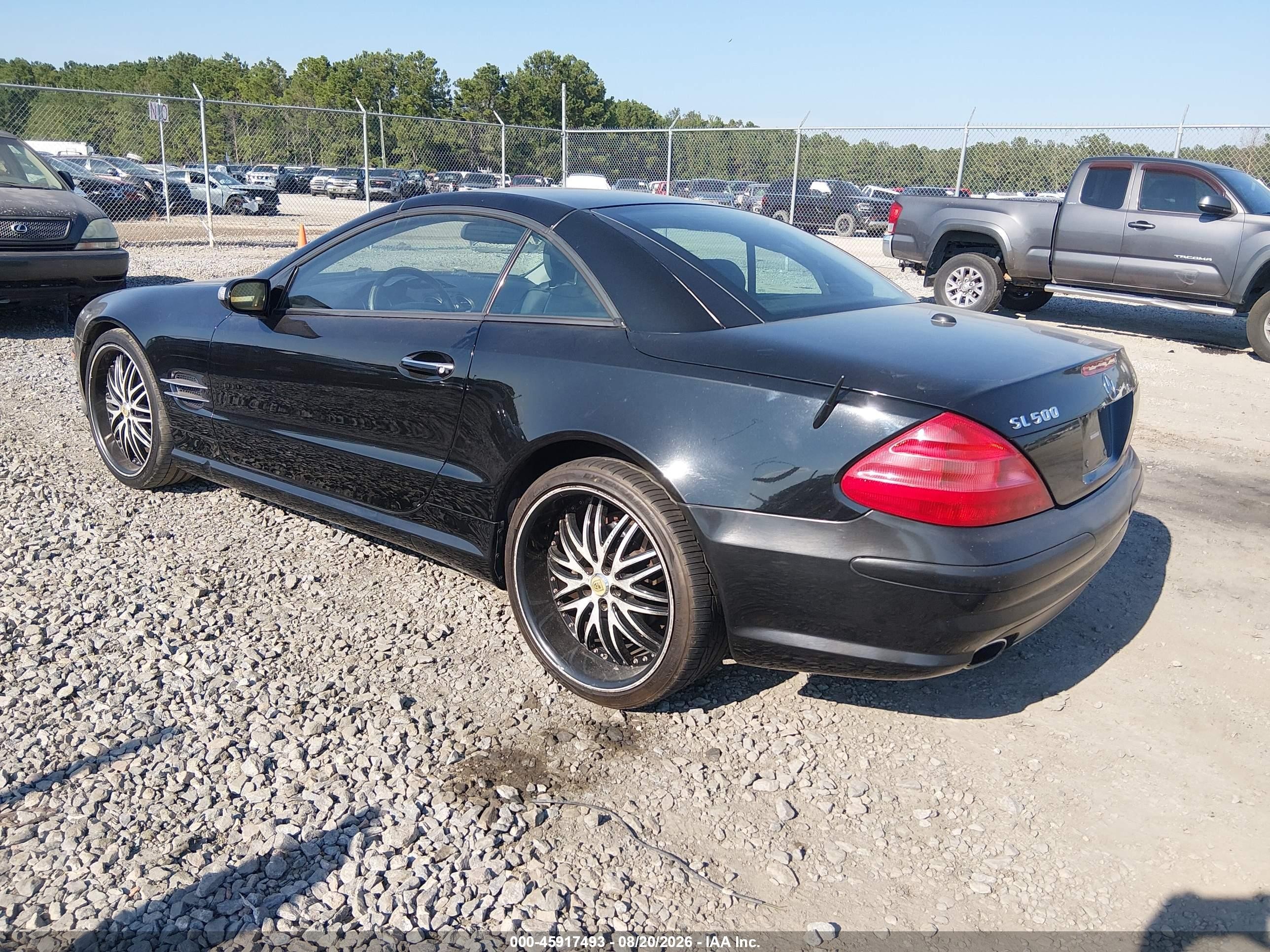 2006 Mercedes-benz Sl 500   Black vin: WDBSK75F96F108226