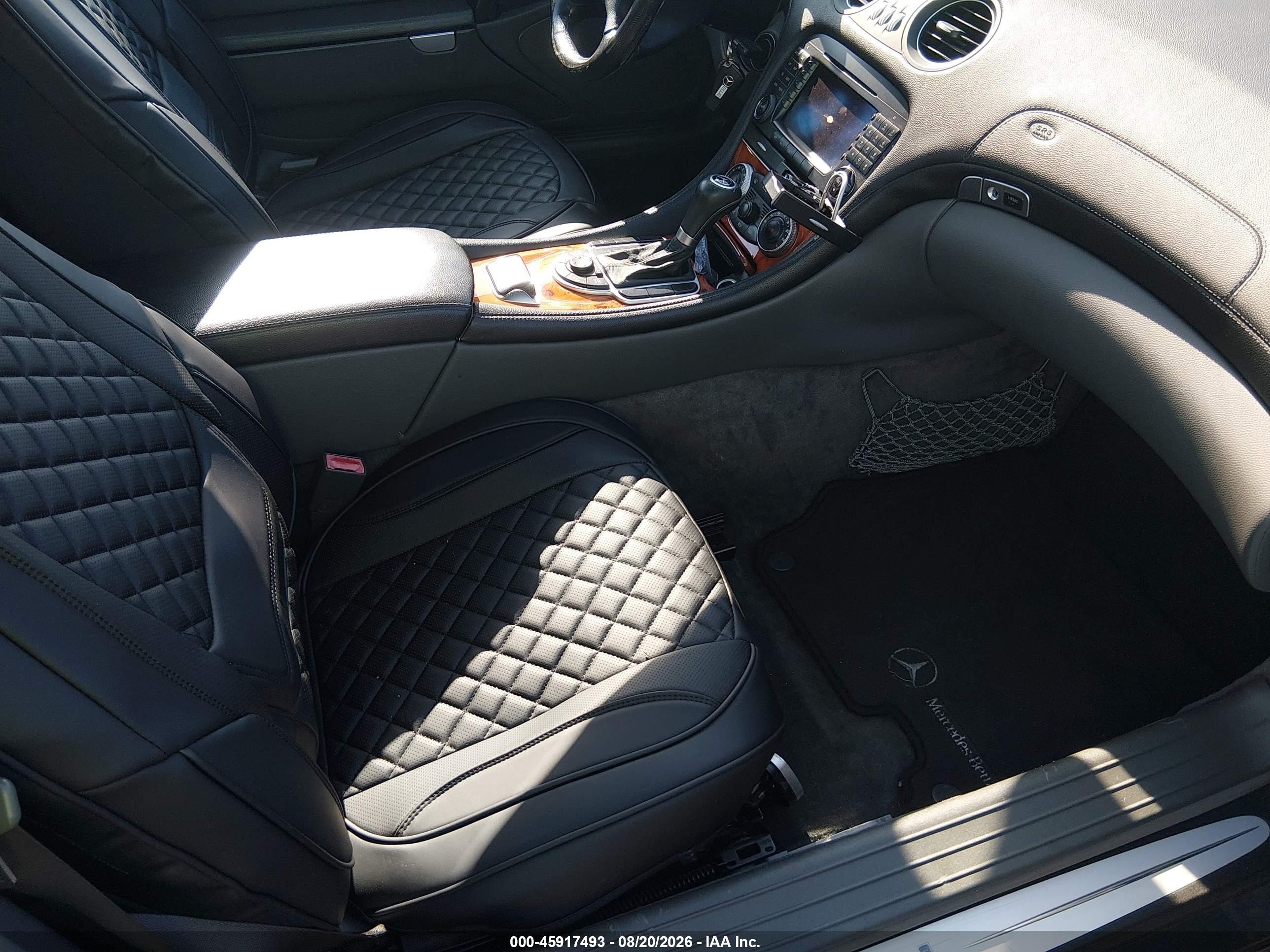 2006 Mercedes-benz Sl 500   Black vin: WDBSK75F96F108226