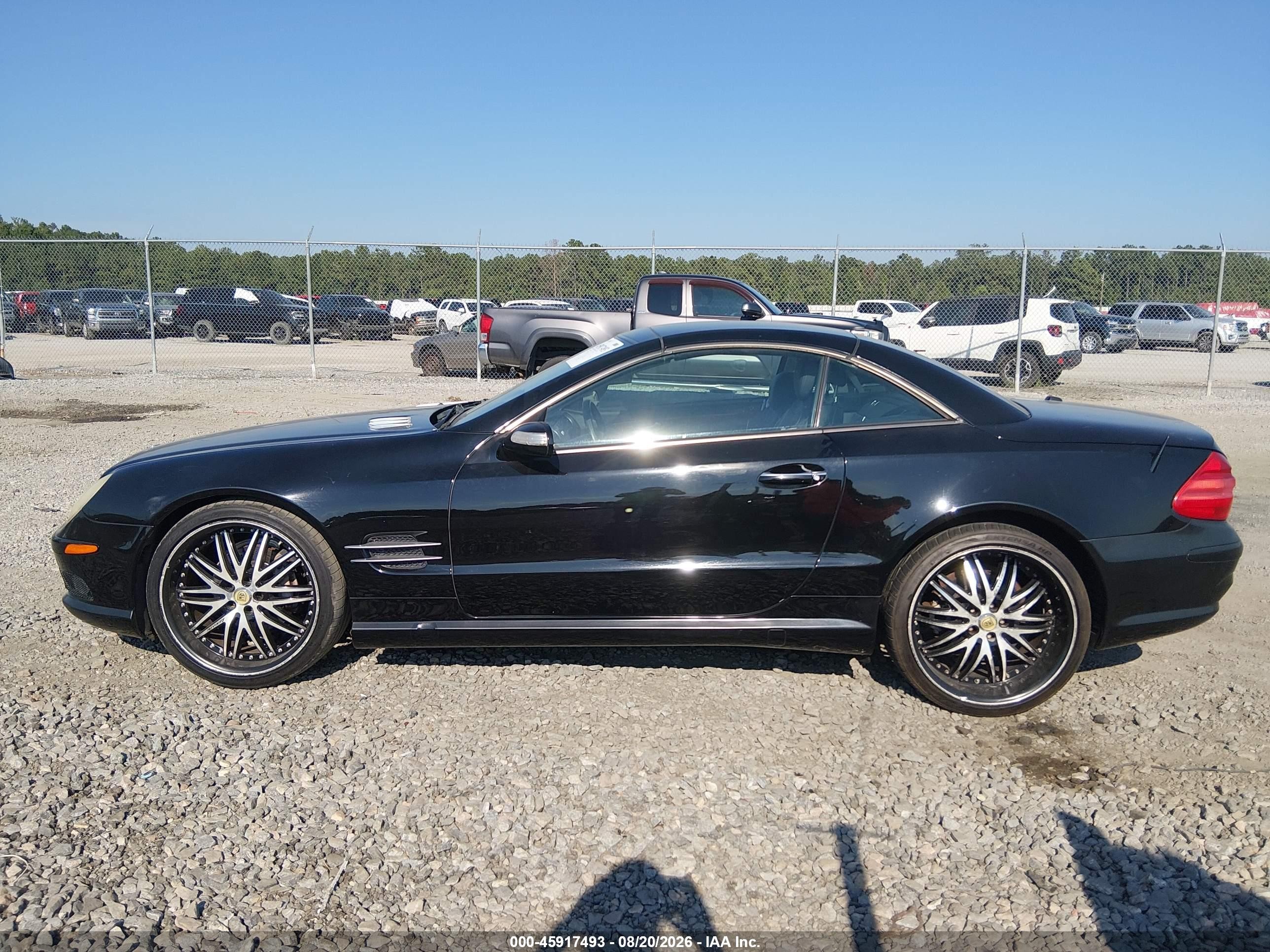 2006 Mercedes-benz Sl 500   Black vin: WDBSK75F96F108226