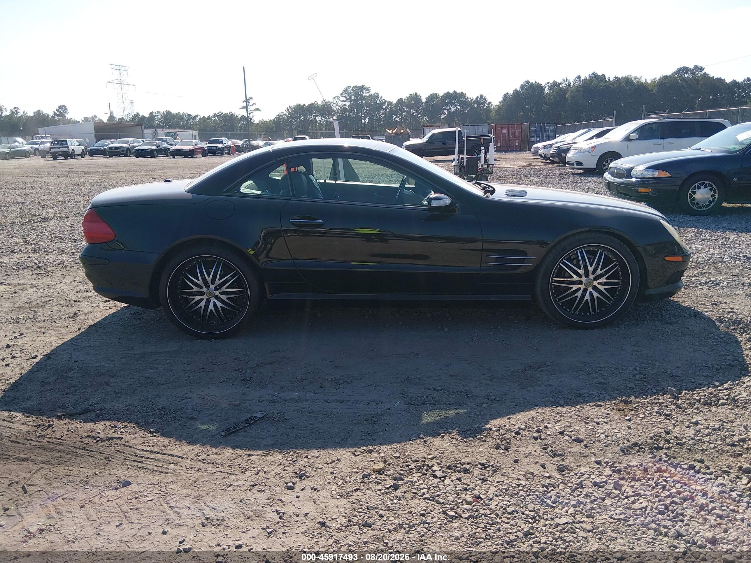2006 Mercedes-benz Sl 500   Black vin: WDBSK75F96F108226