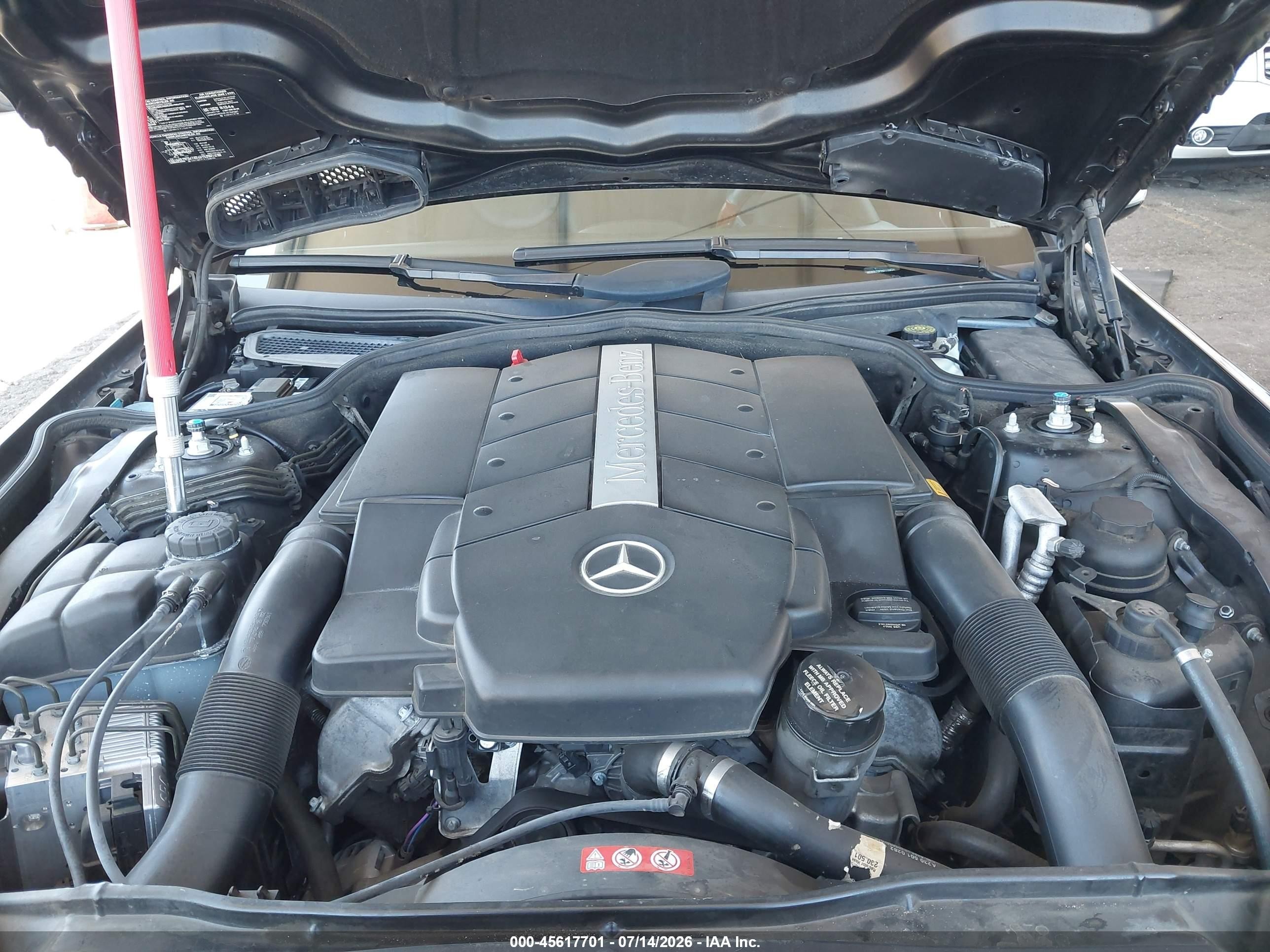 2006 Mercedes-benz Sl 500   Black vin: WDBSK75F96F110834