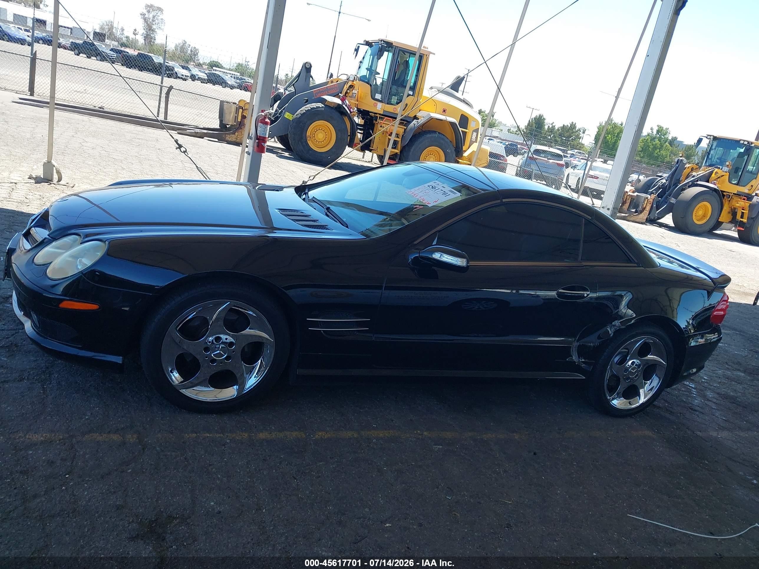 2006 Mercedes-benz Sl 500   Black vin: WDBSK75F96F110834