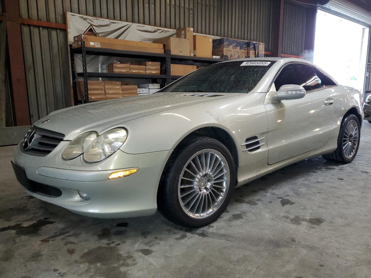 2003 Mercedes-benz Sl 500r Silver vin: WDBSK75FX3F009779