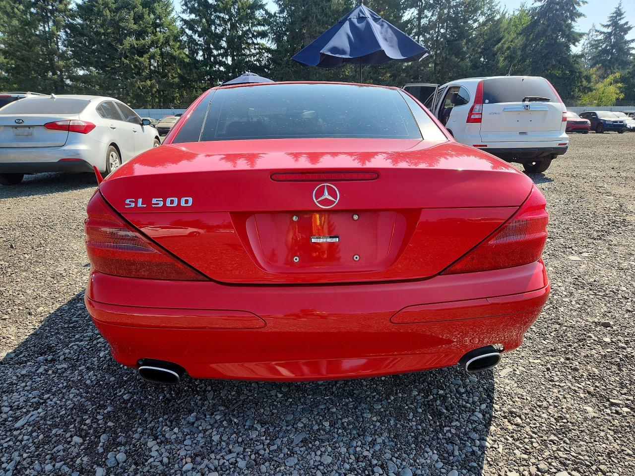 2003 Mercedes-benz Sl 500r Red vin: WDBSK75FX3F050560