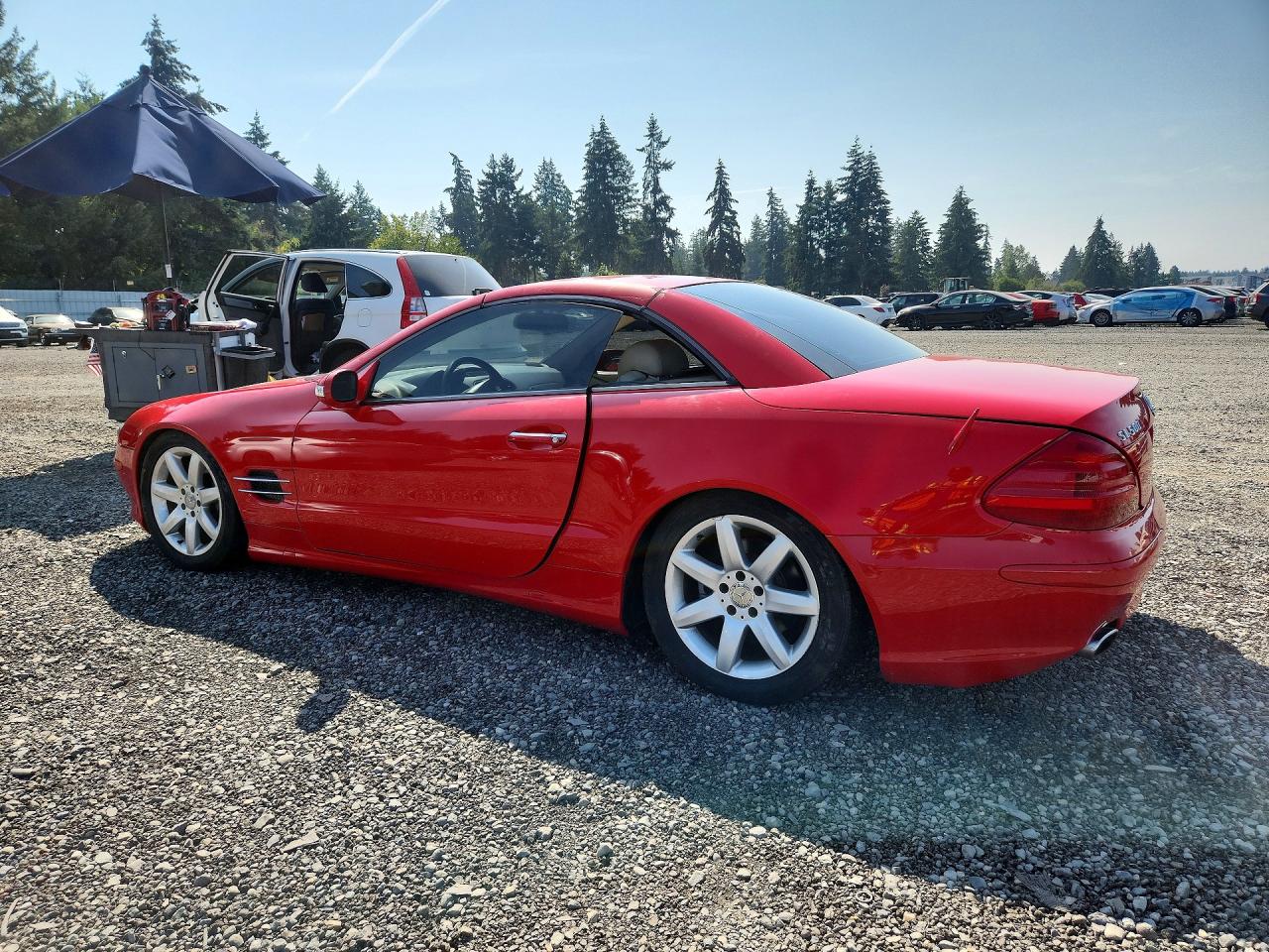 2003 Mercedes-benz Sl 500r Red vin: WDBSK75FX3F050560