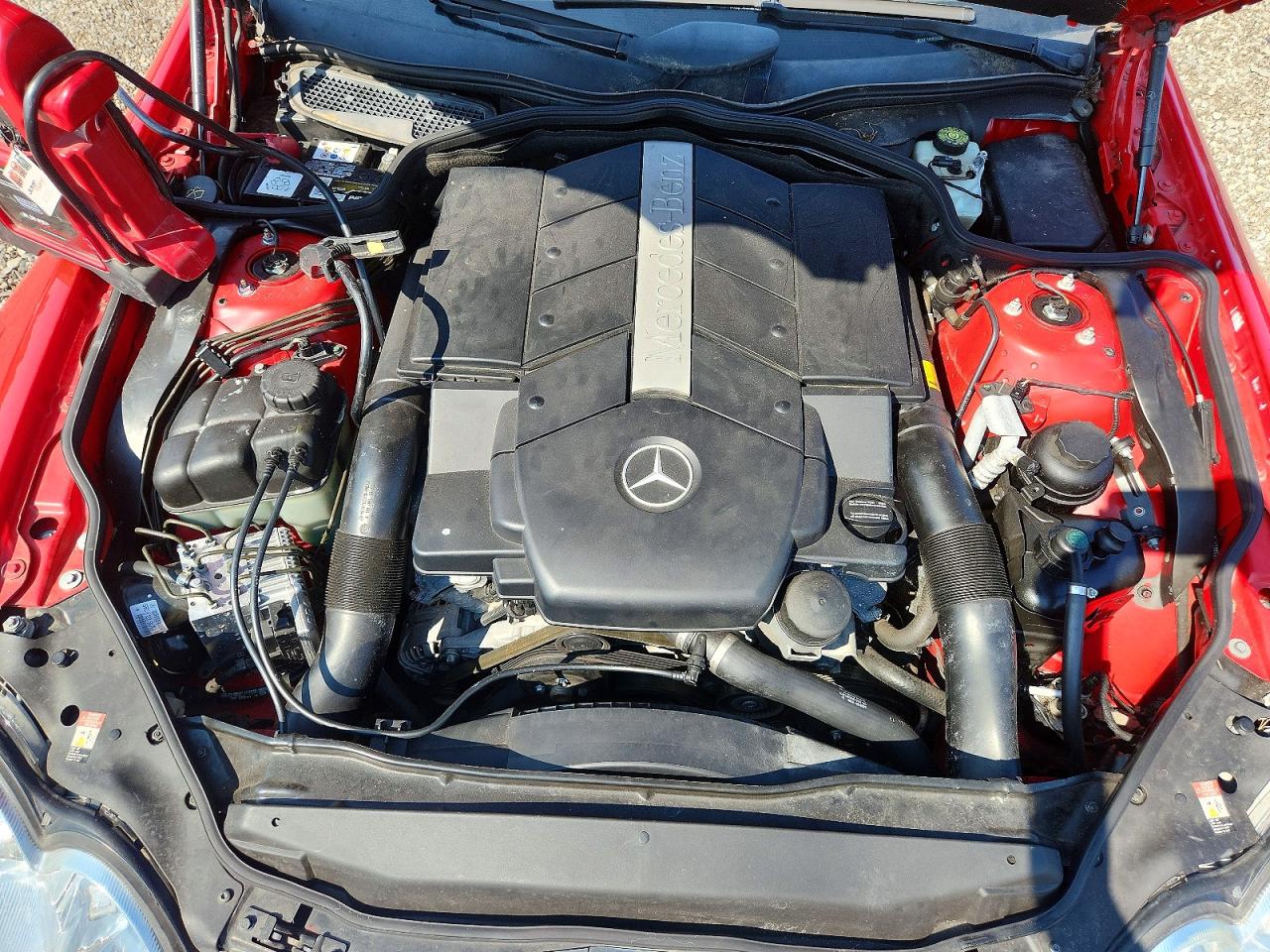 2003 Mercedes-benz Sl 500r Red vin: WDBSK75FX3F050560