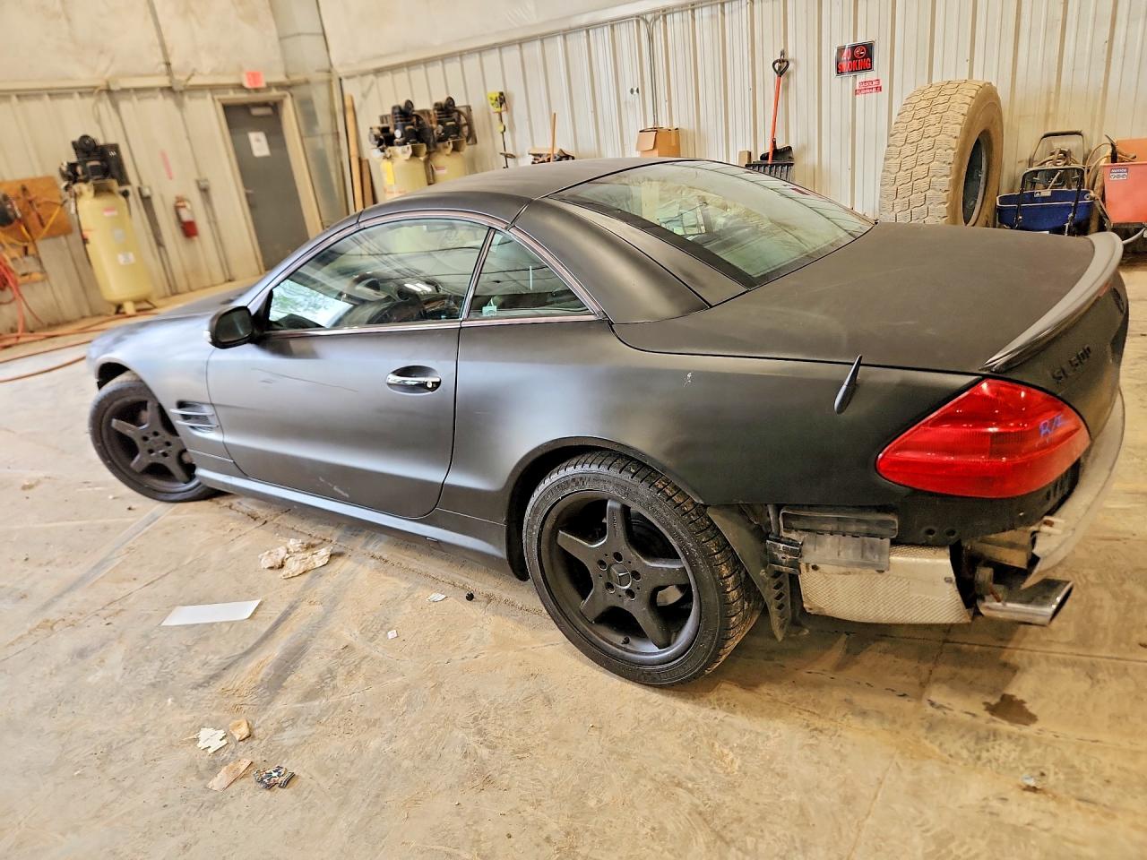 2003 Mercedes-benz Sl 500r Black vin: WDBSK75FX3F059677