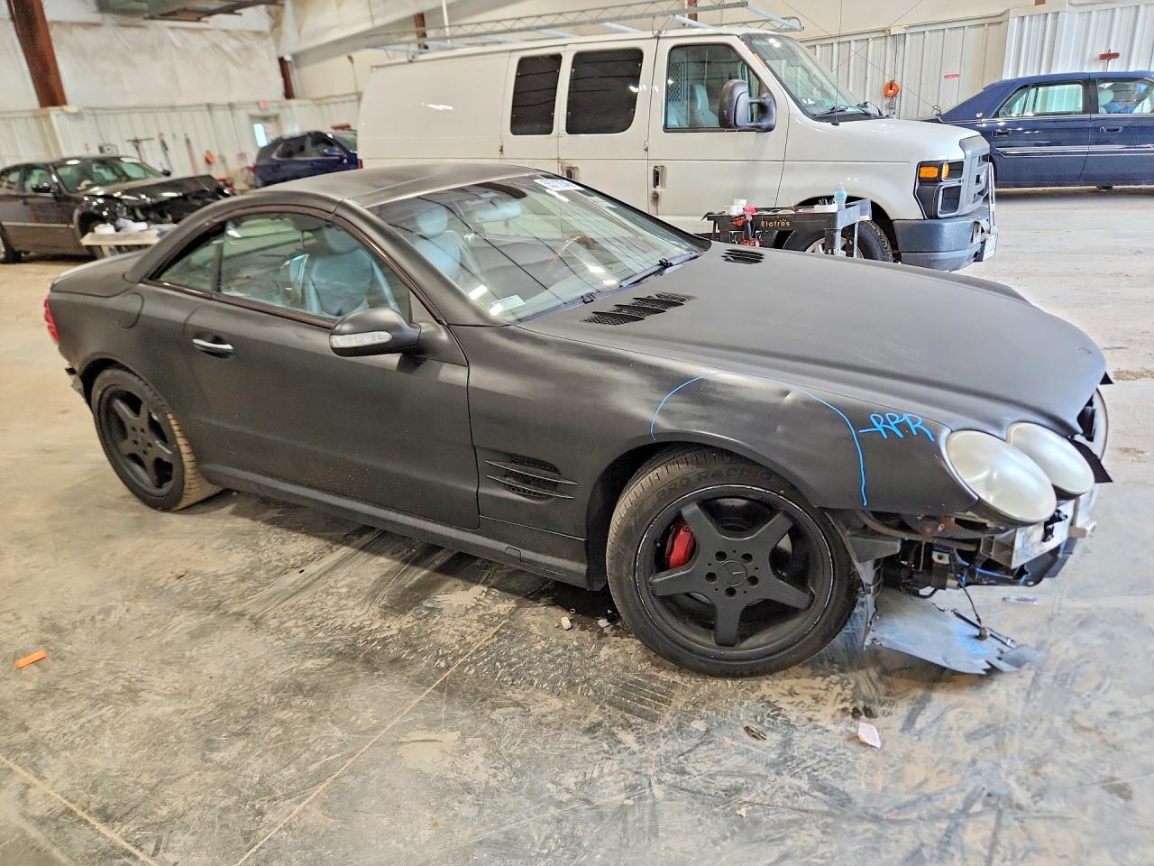 2003 Mercedes-benz Sl 500r Black vin: WDBSK75FX3F059677