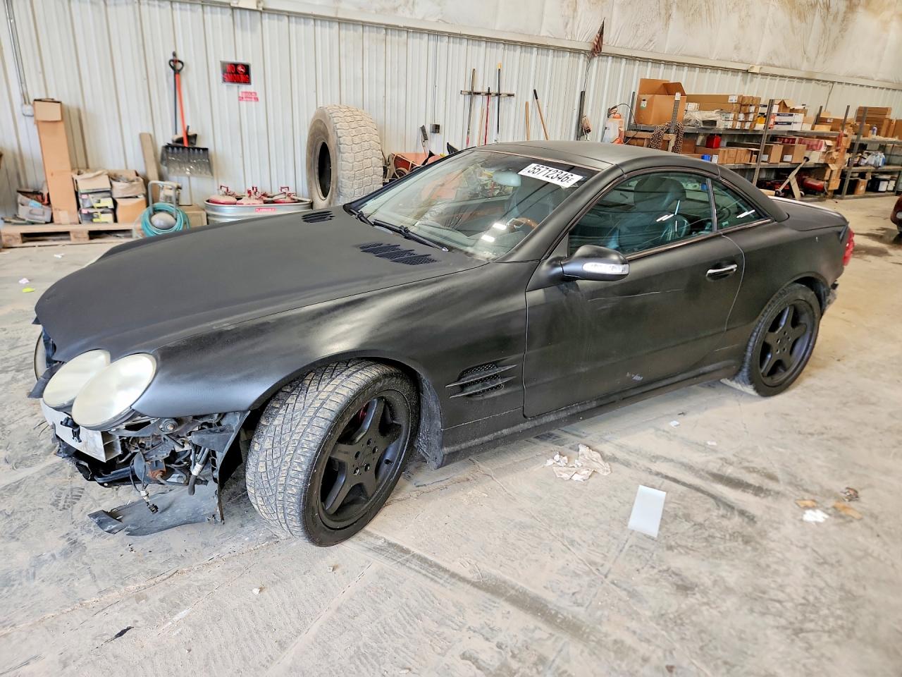 2003 Mercedes-benz Sl 500r Black vin: WDBSK75FX3F059677