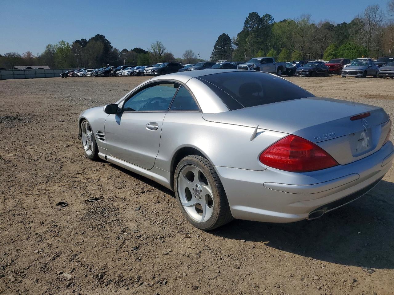 2004 Mercedes Benz Sl 500 Silver vin: WDBSK75FX4F064802