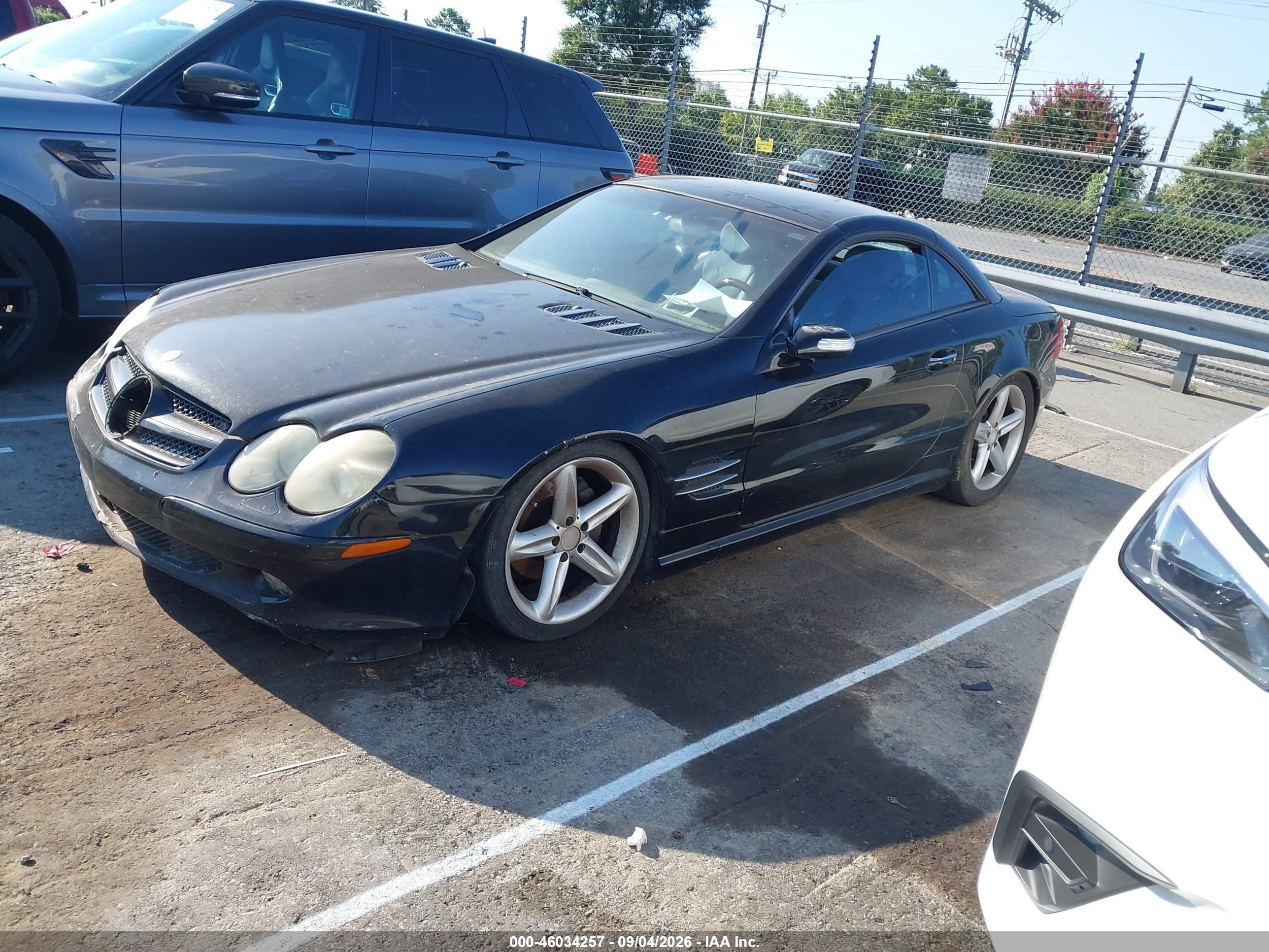 2004 Mercedes-benz Sl 500 Black vin: WDBSK75FX4F066758