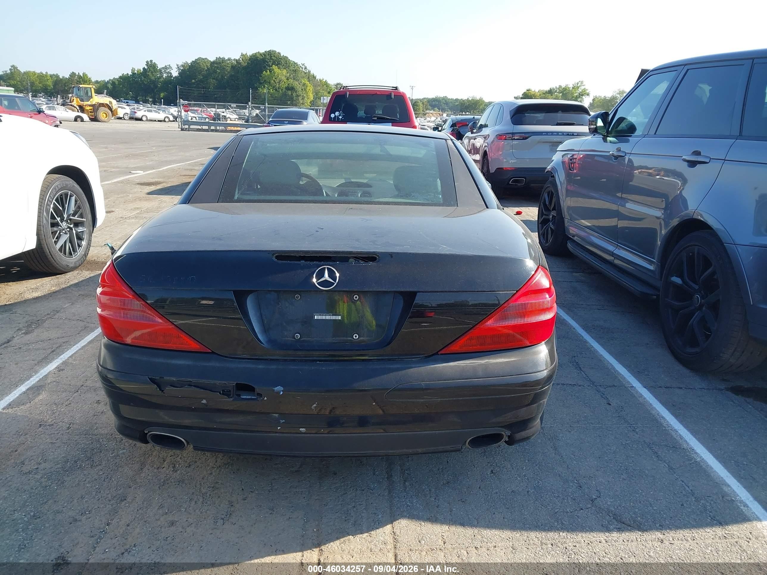 2004 Mercedes-benz Sl 500 Black vin: WDBSK75FX4F066758