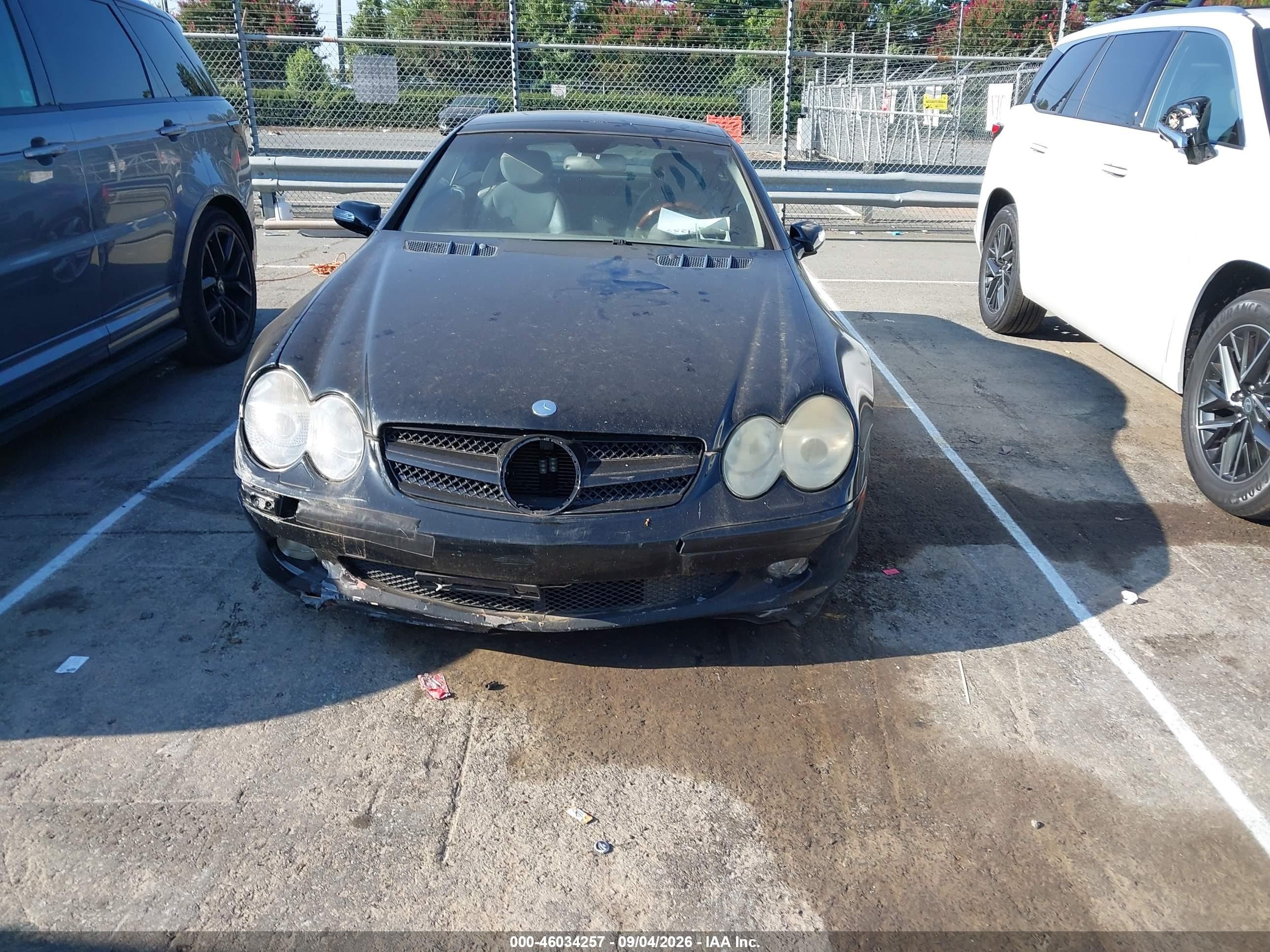 2004 Mercedes-benz Sl 500 Black vin: WDBSK75FX4F066758