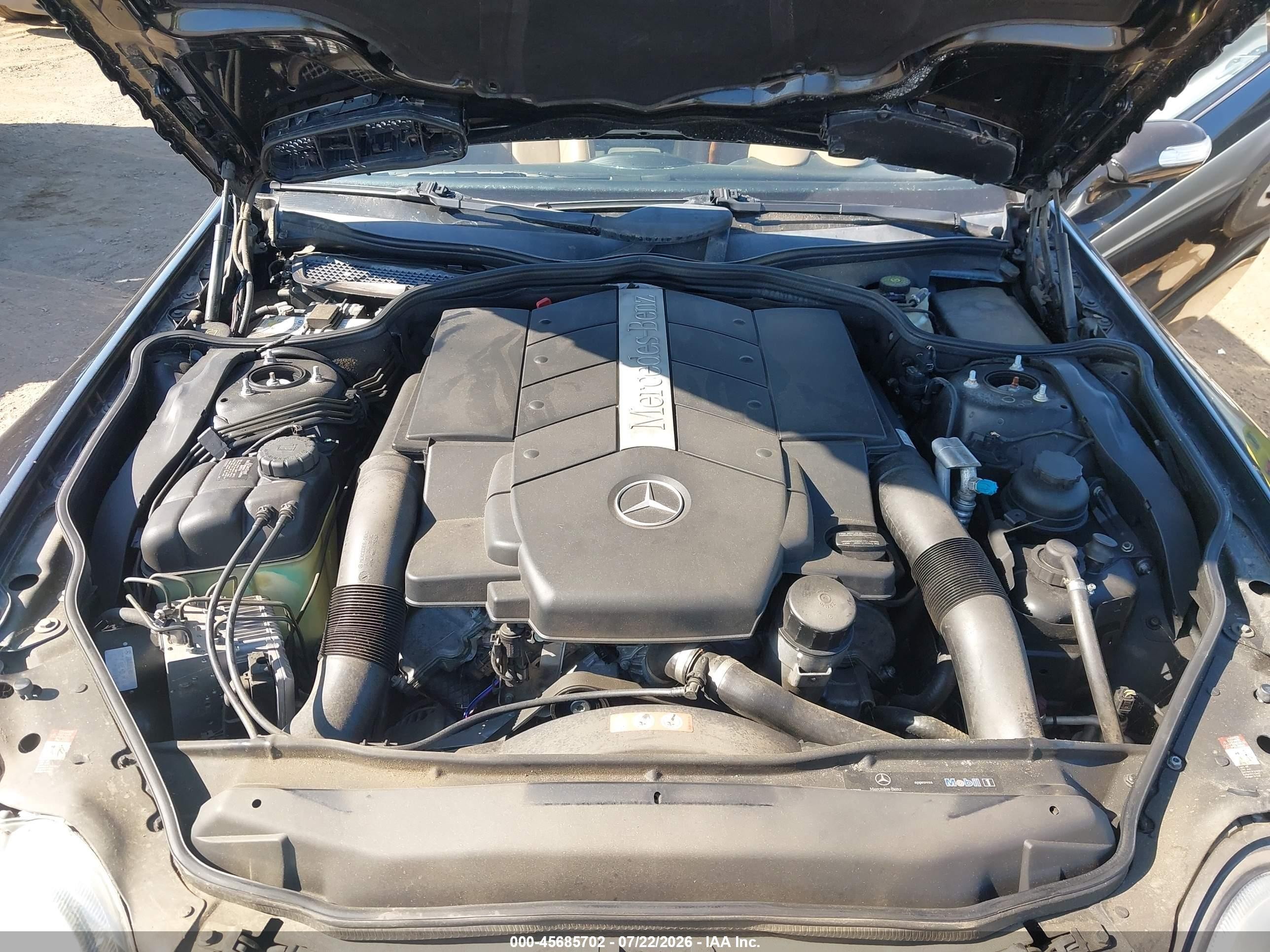 2004 Mercedes-benz Sl 500   Black vin: WDBSK75FX4F076089