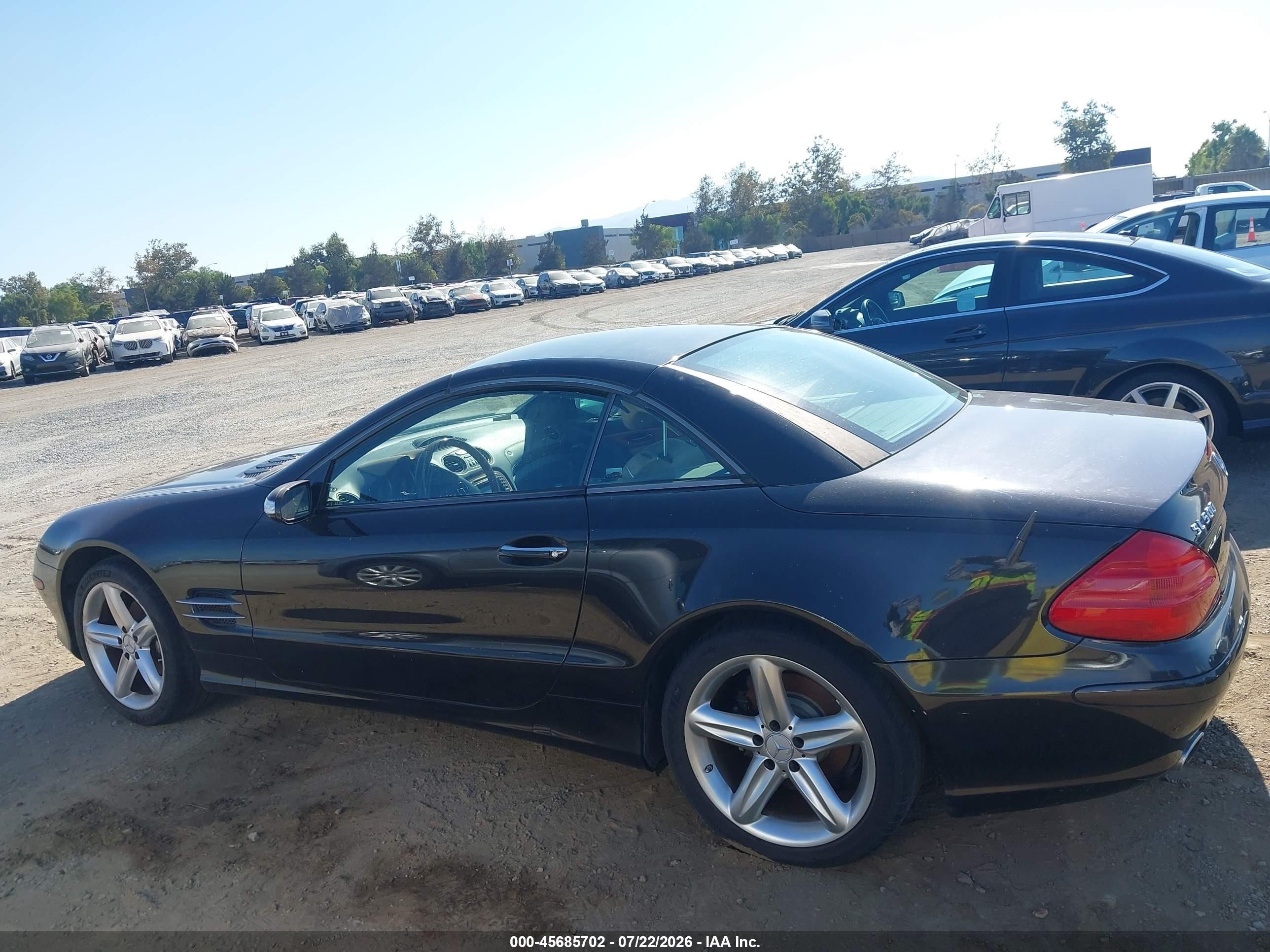 2004 Mercedes-benz Sl 500   Black vin: WDBSK75FX4F076089