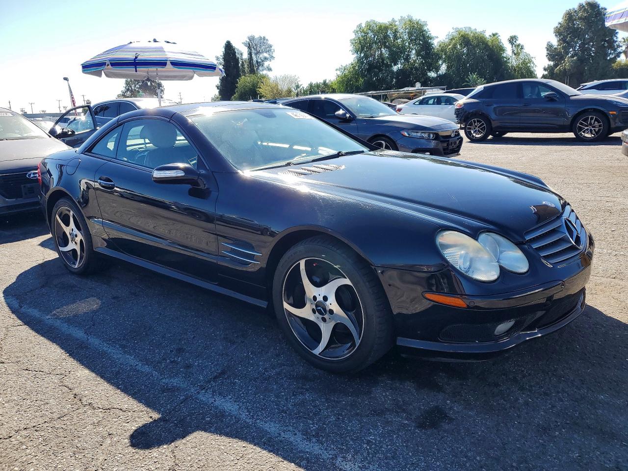2005 Mercedes-benz Sl 500 Black vin: WDBSK75FX5F102952