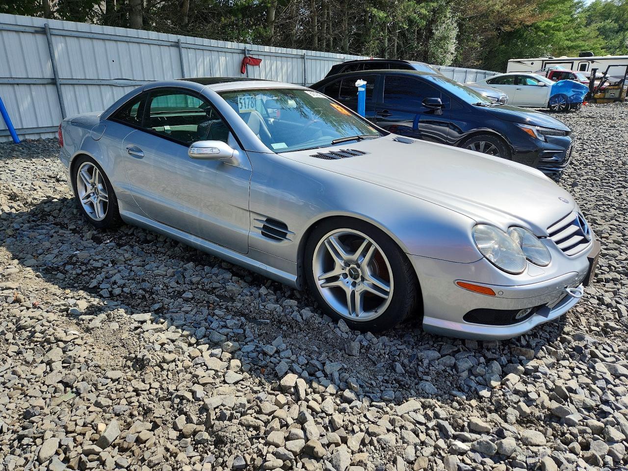 2006 Mercedes-benz Sl 500 Silver vin: WDBSK75FX6F110809