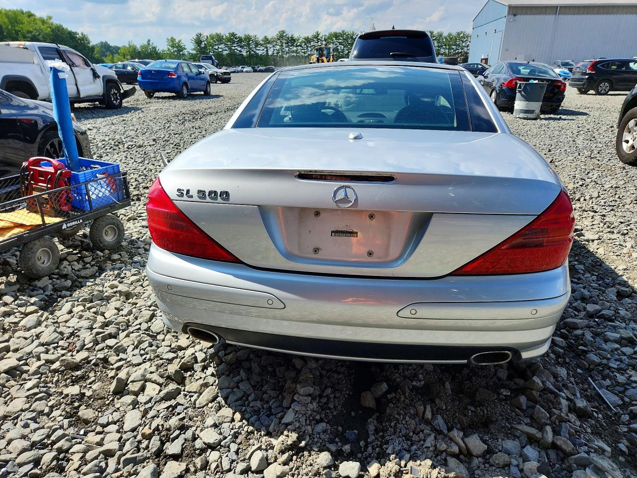 2006 Mercedes-benz Sl 500 Silver vin: WDBSK75FX6F110809