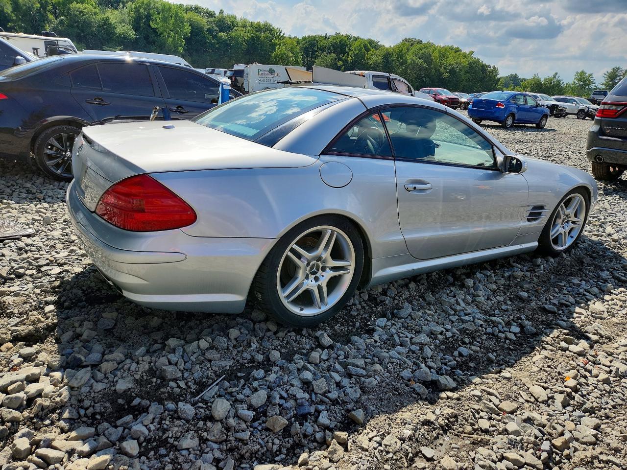 2006 Mercedes-benz Sl 500 Silver vin: WDBSK75FX6F110809