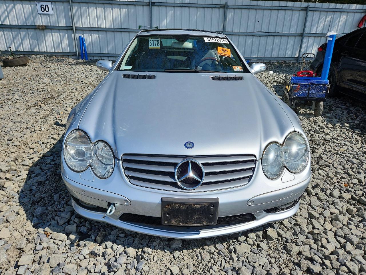 2006 Mercedes-benz Sl 500 Silver vin: WDBSK75FX6F110809
