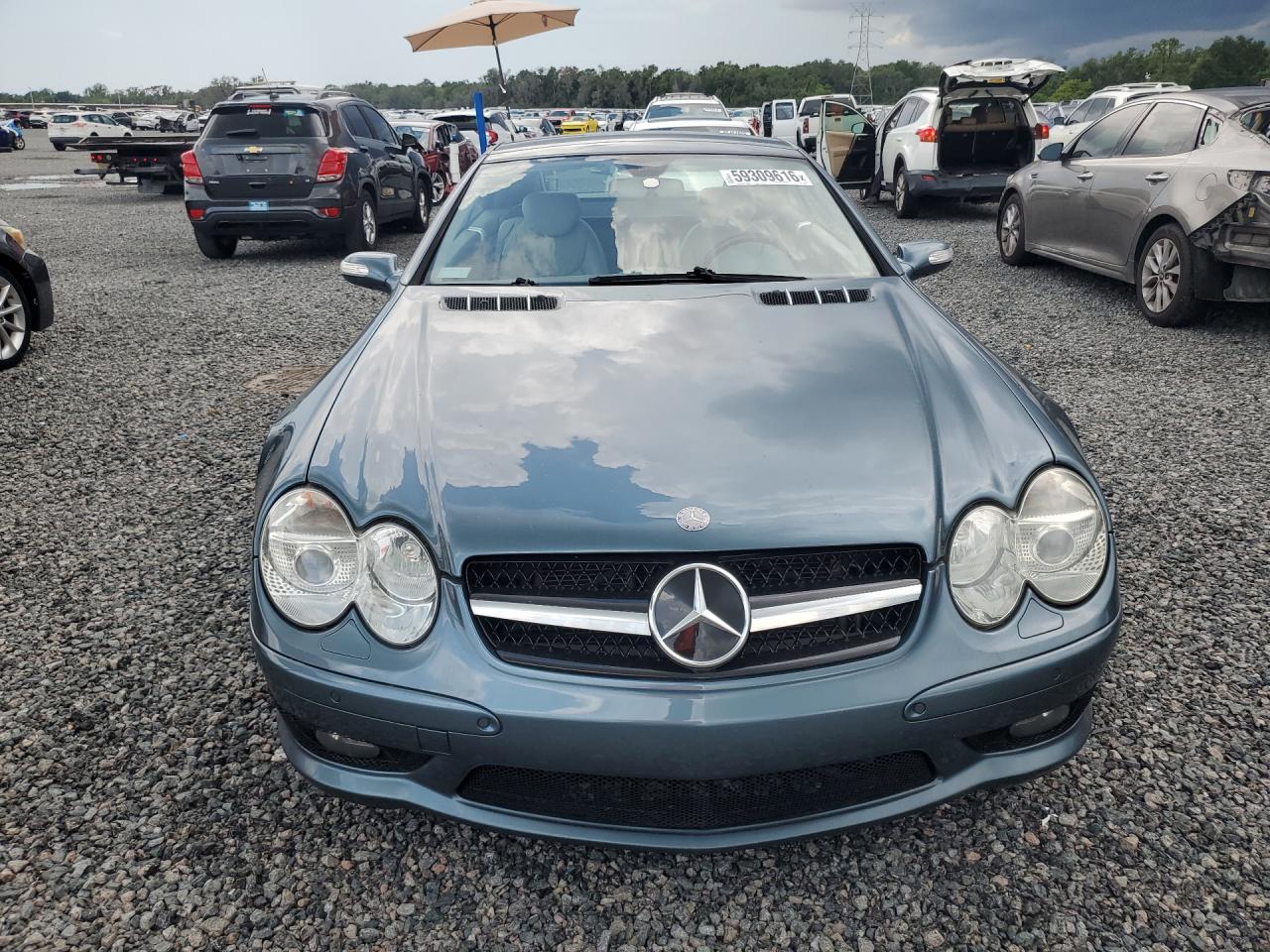 2006 Mercedes-benz Sl 500 Бирюзовый vin: WDBSK75FX6F110910