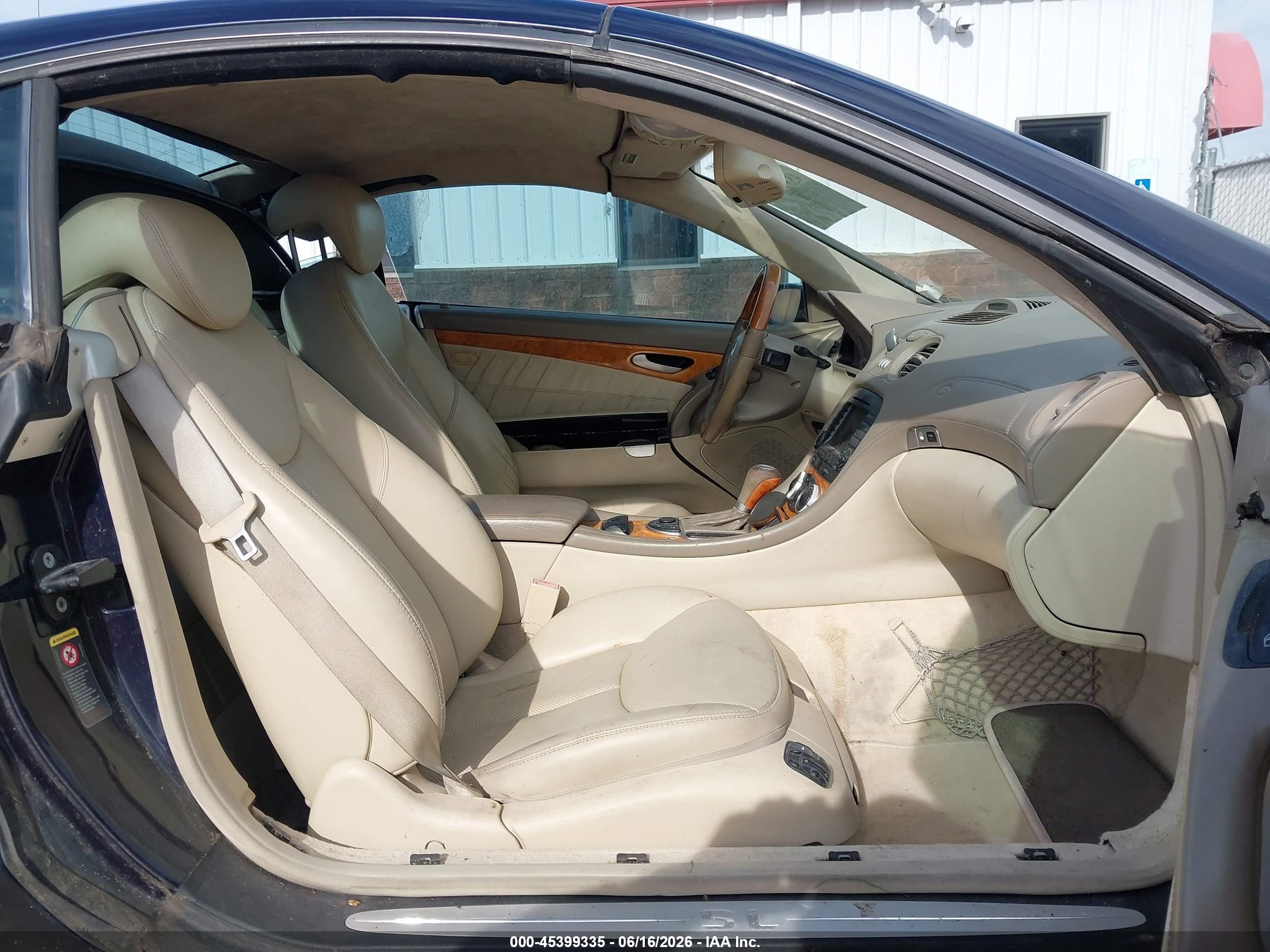 2005 Mercedes-benz Sl 600   Blue vin: WDBSK76F65F095982