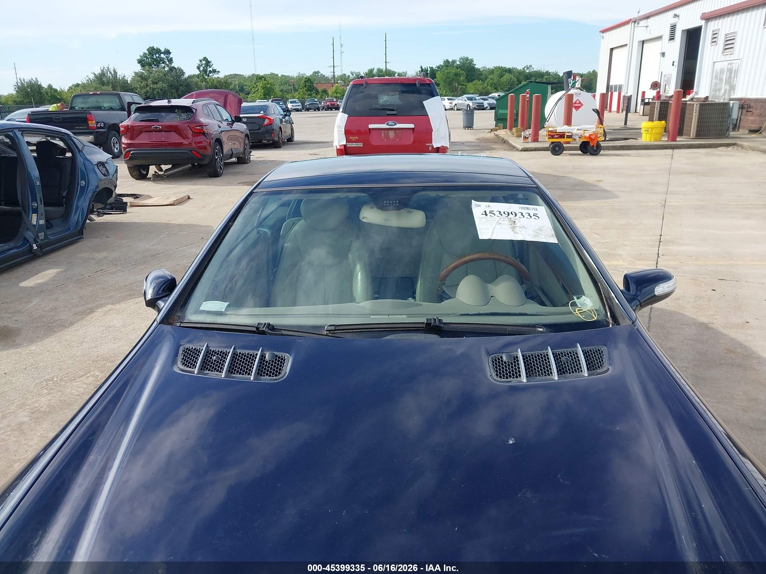2005 Mercedes-benz Sl 600   Blue vin: WDBSK76F65F095982