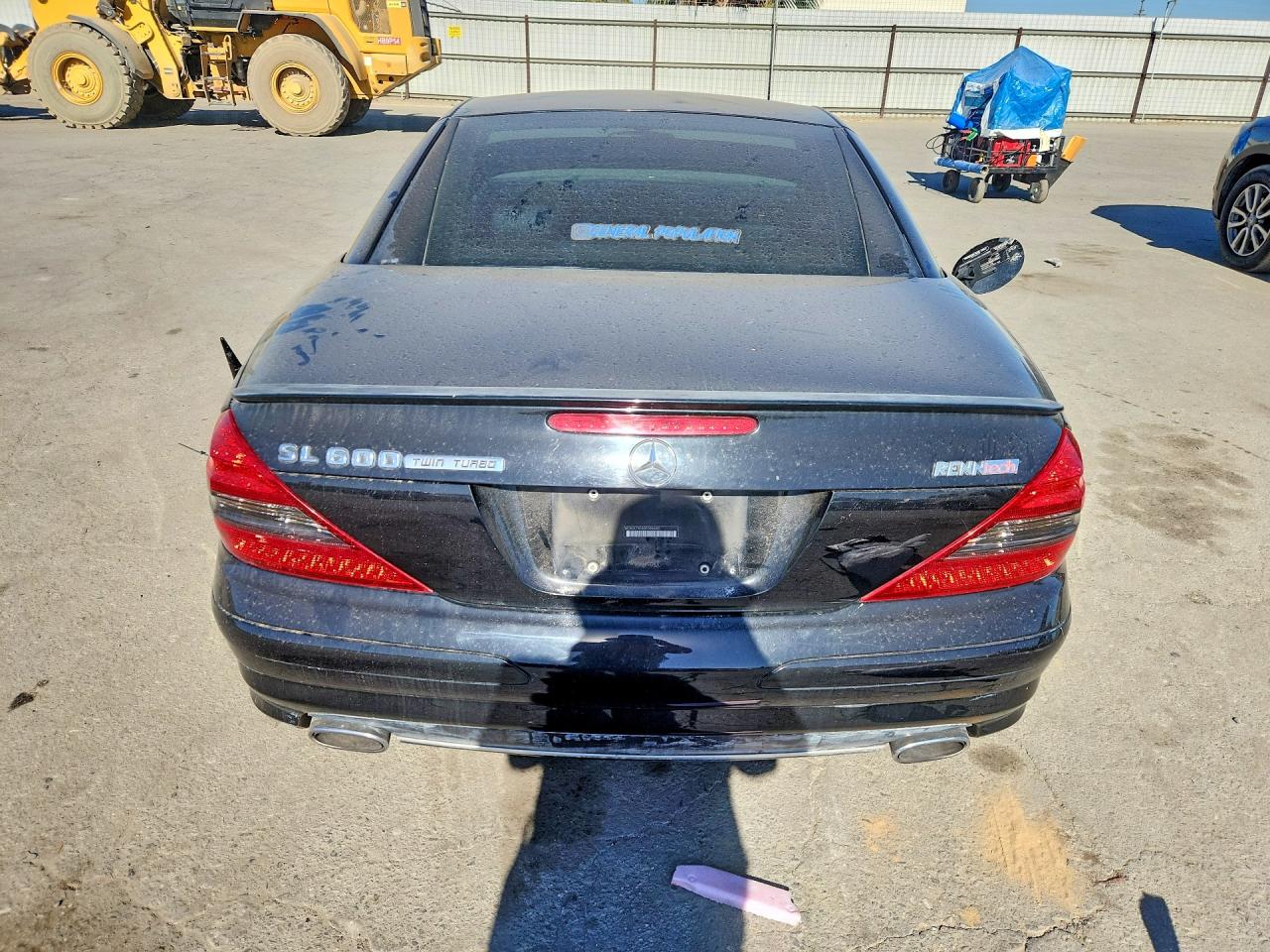 2005 Mercedes-benz Sl 600 Black vin: WDBSK76F65F096680