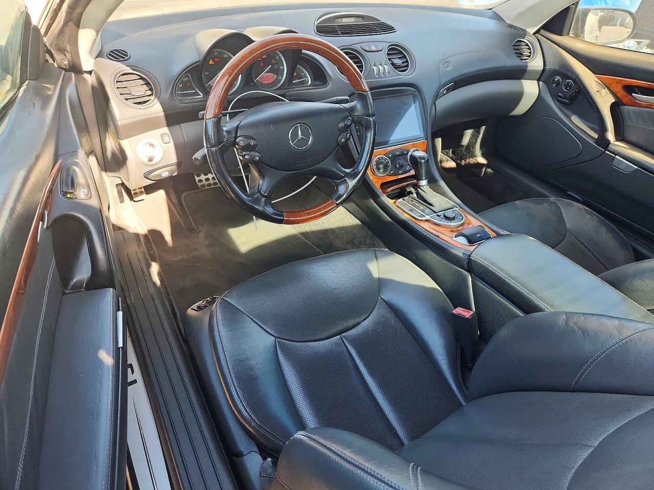 2005 Mercedes-benz Sl 600 Black vin: WDBSK76F65F096680