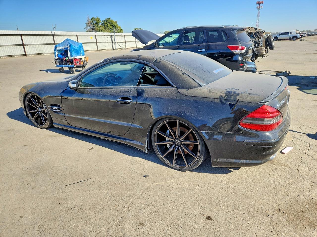 2005 Mercedes-benz Sl 600 Black vin: WDBSK76F65F096680