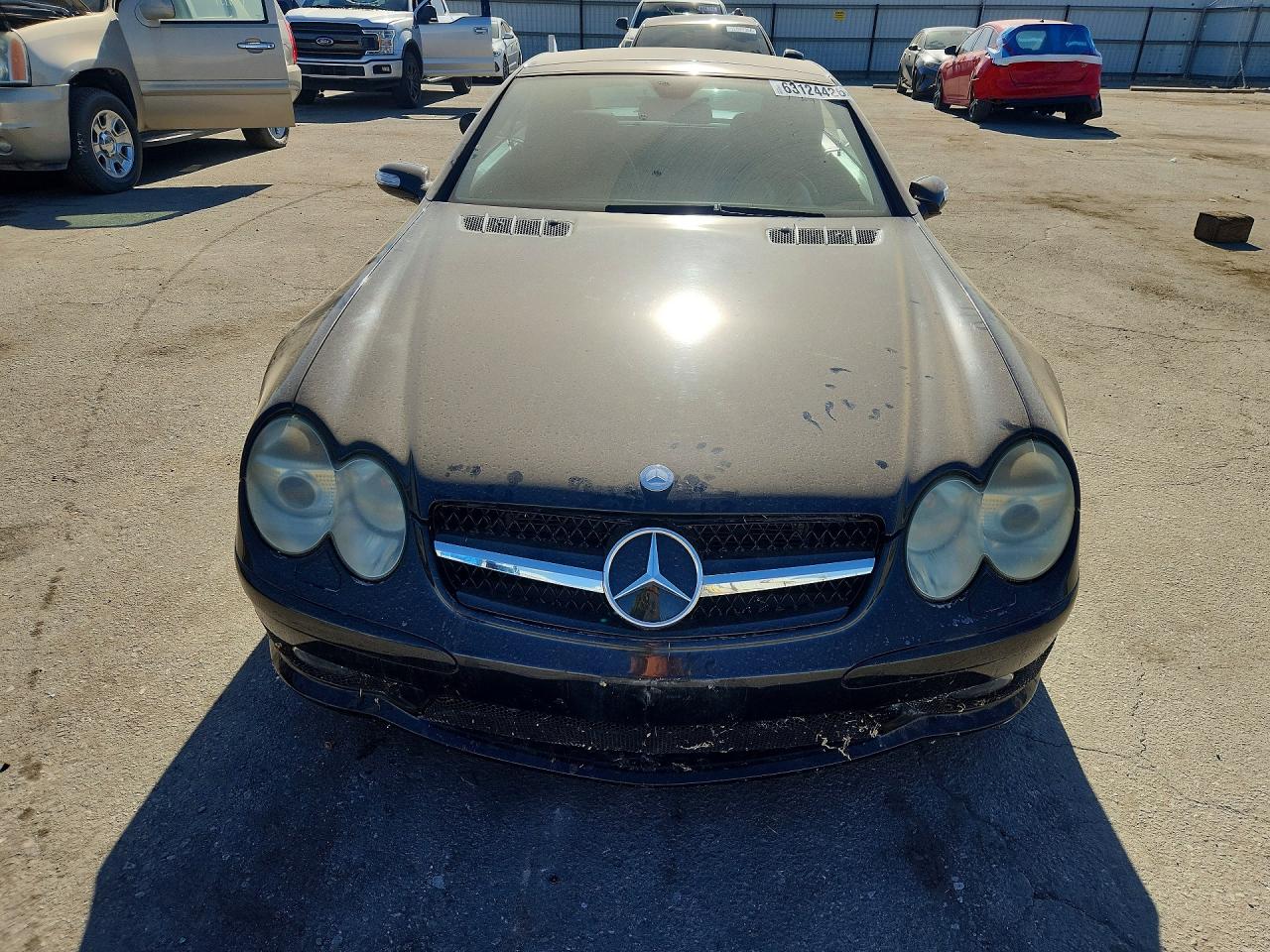 2005 Mercedes-benz Sl 600 Black vin: WDBSK76F65F096680