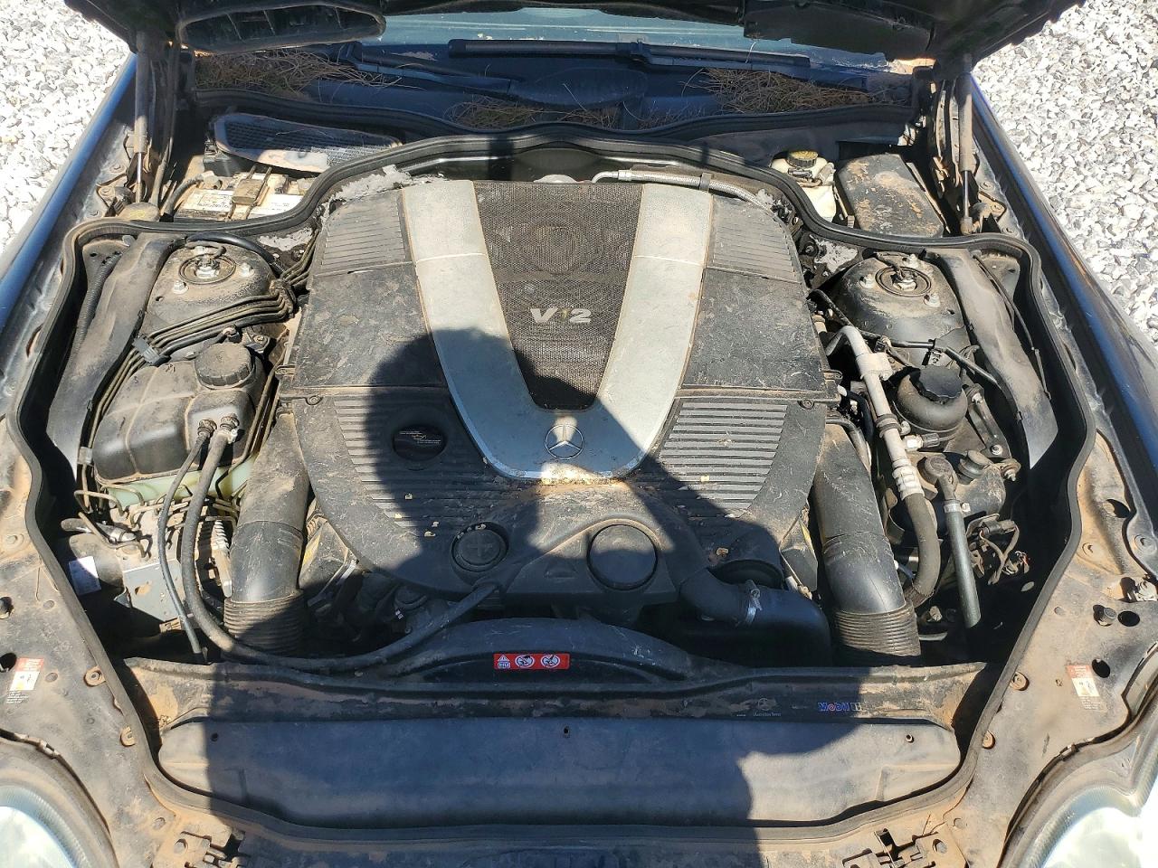 2004 Mercedes-benz Sl 600 Черный vin: WDBSK76F84F072959