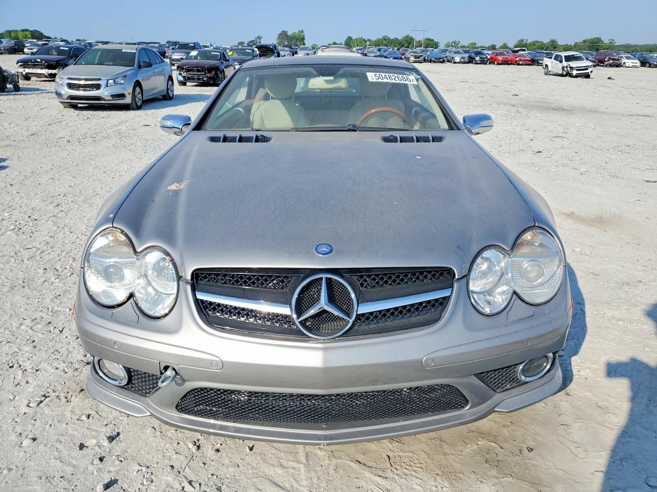 2007 Mercedes-benz Sl 600 Tan vin: WDBSK77F17F129764