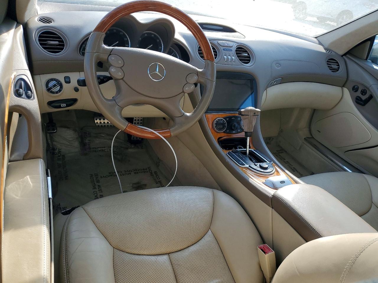 2007 Mercedes-benz Sl 600 Tan vin: WDBSK77F17F129764
