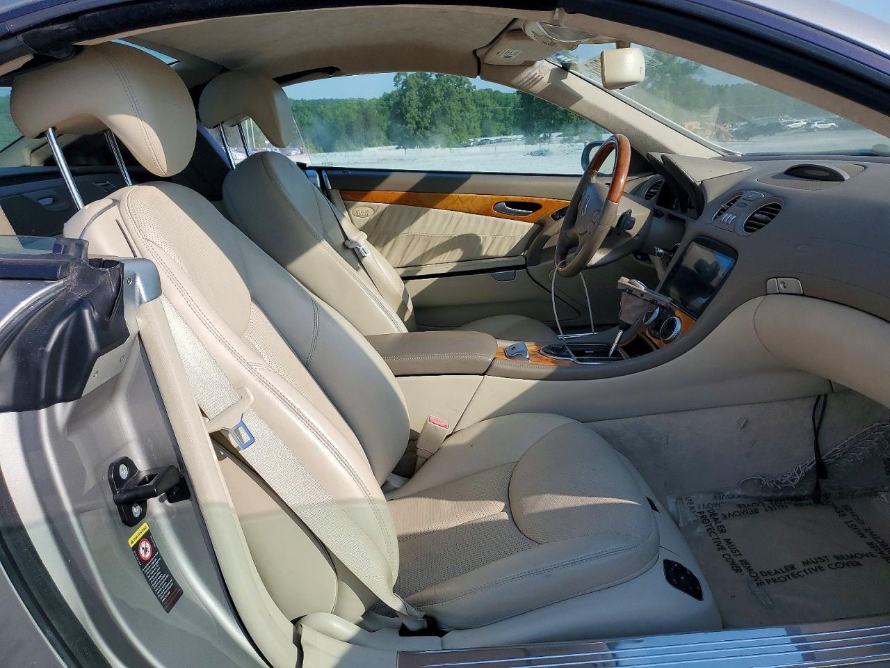 2007 Mercedes-benz Sl 600 Tan vin: WDBSK77F17F129764