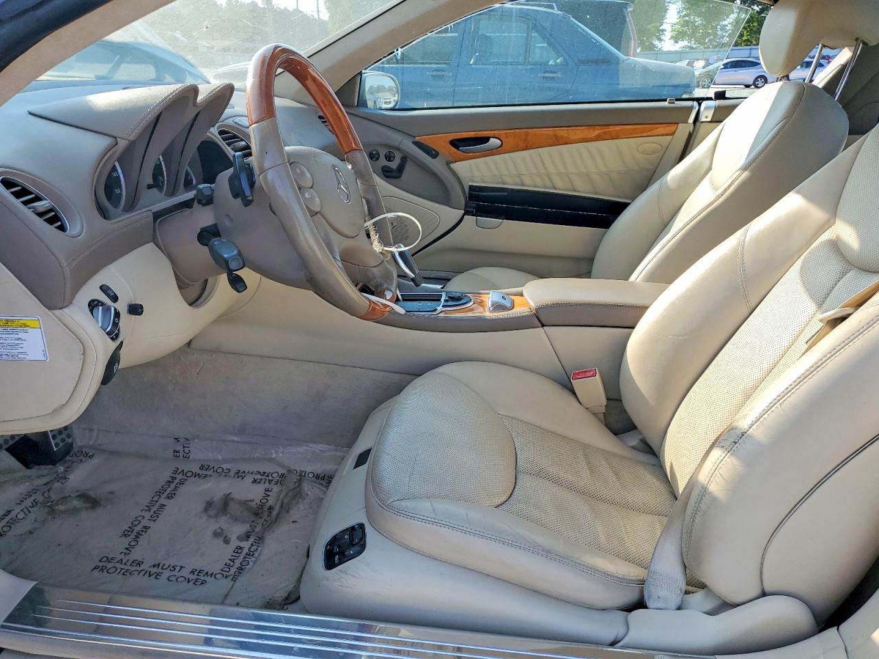 2007 Mercedes-benz Sl 600 Tan vin: WDBSK77F17F129764